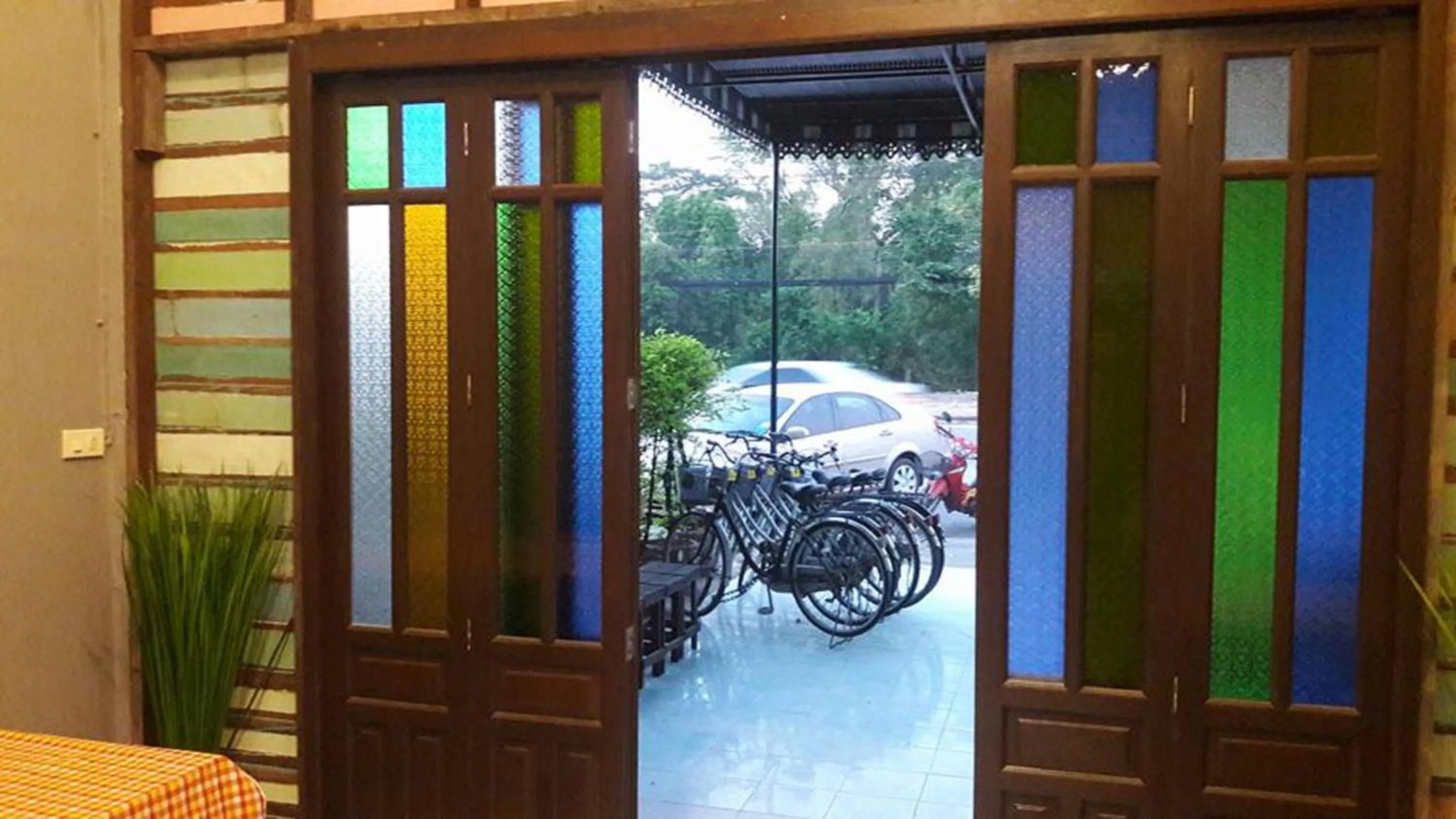 Facade/entrance in Muster House