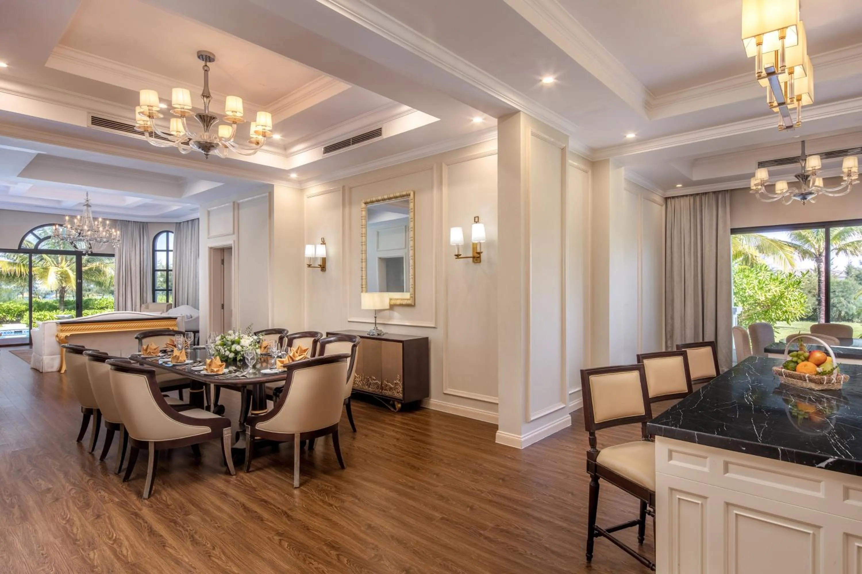 Living room in Meliá Vinpearl Cua Sot Beach Resort