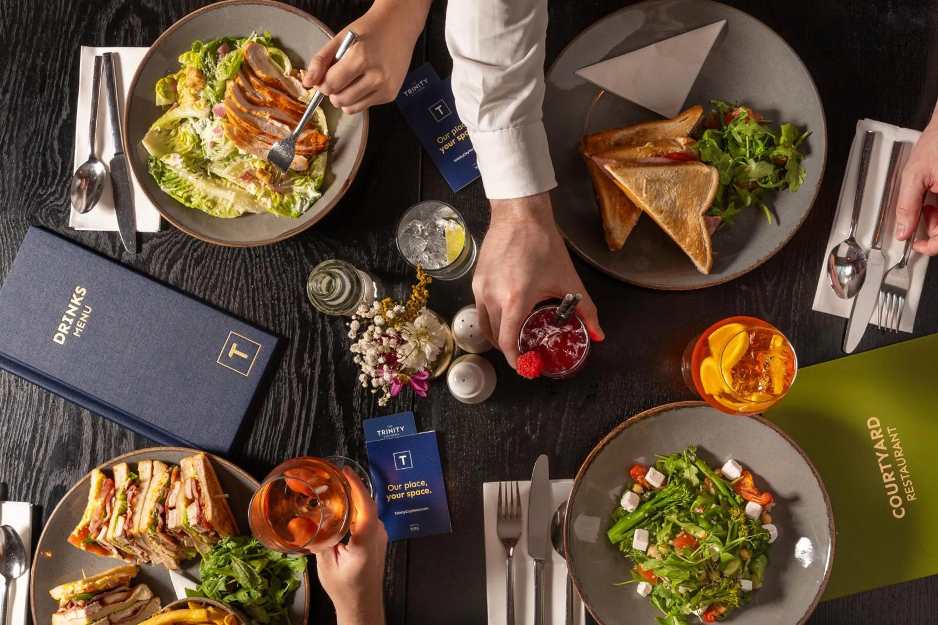 Restaurant/places to eat in The Trinity City Hotel