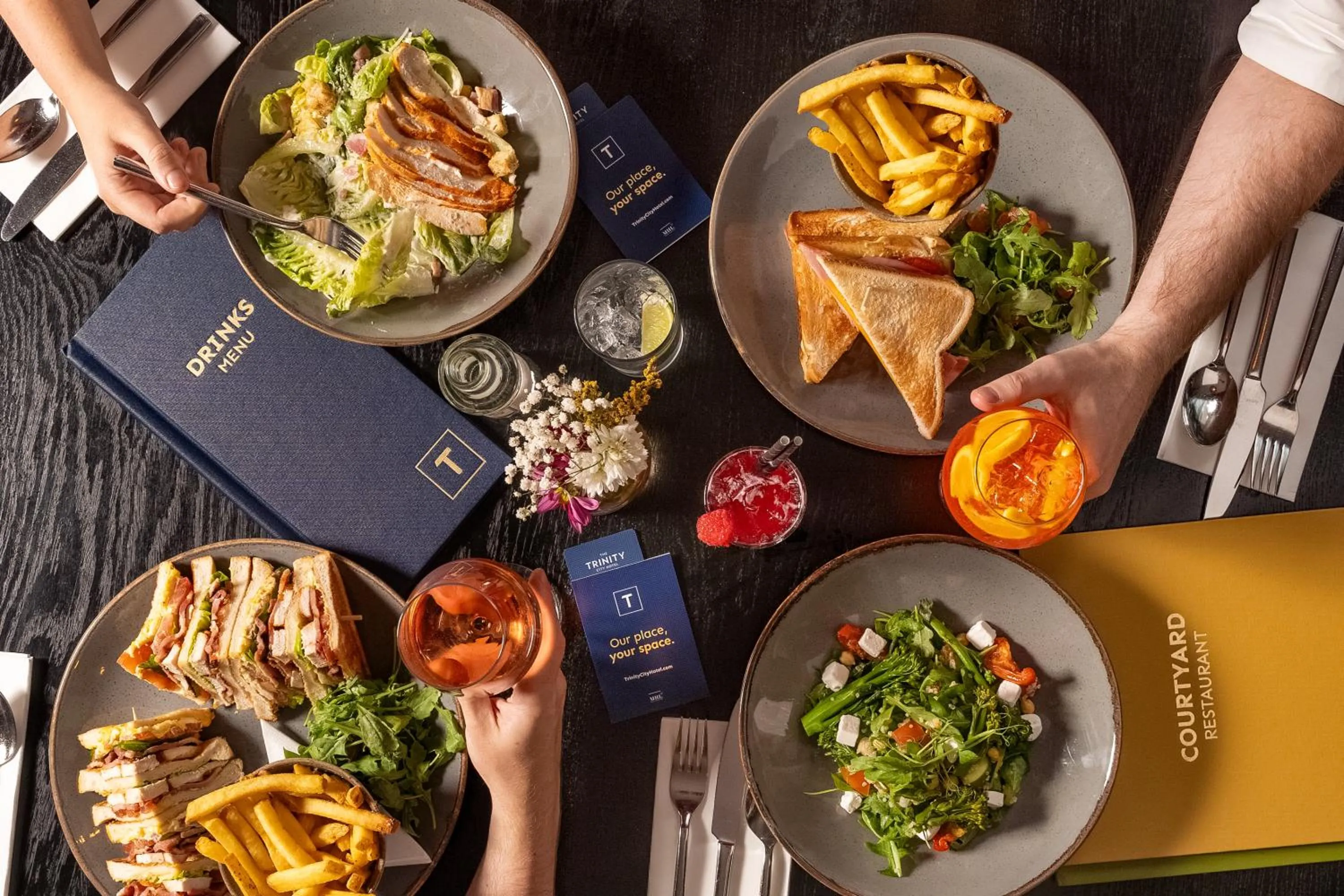 Restaurant/places to eat in The Trinity City Hotel