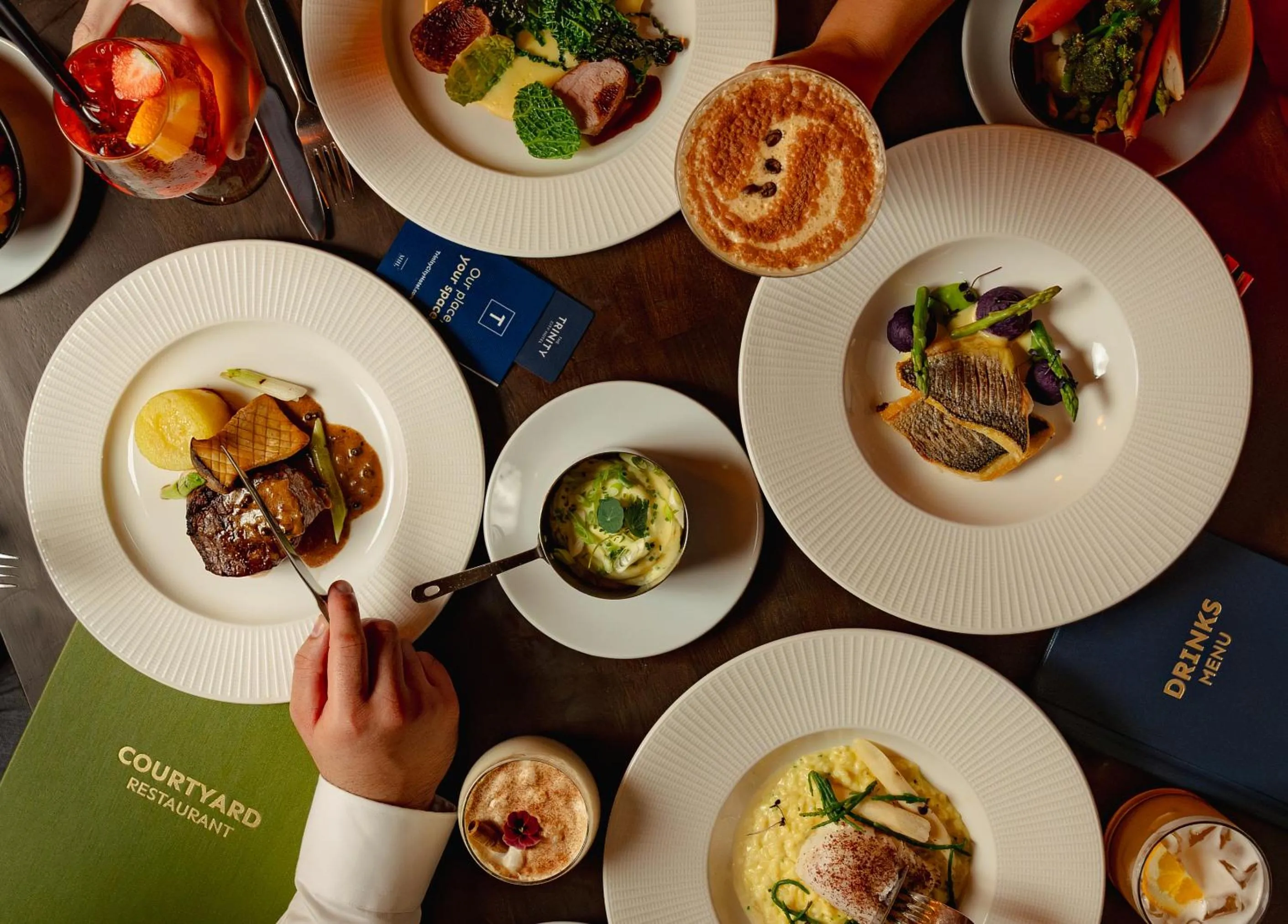 Restaurant/places to eat in The Trinity City Hotel