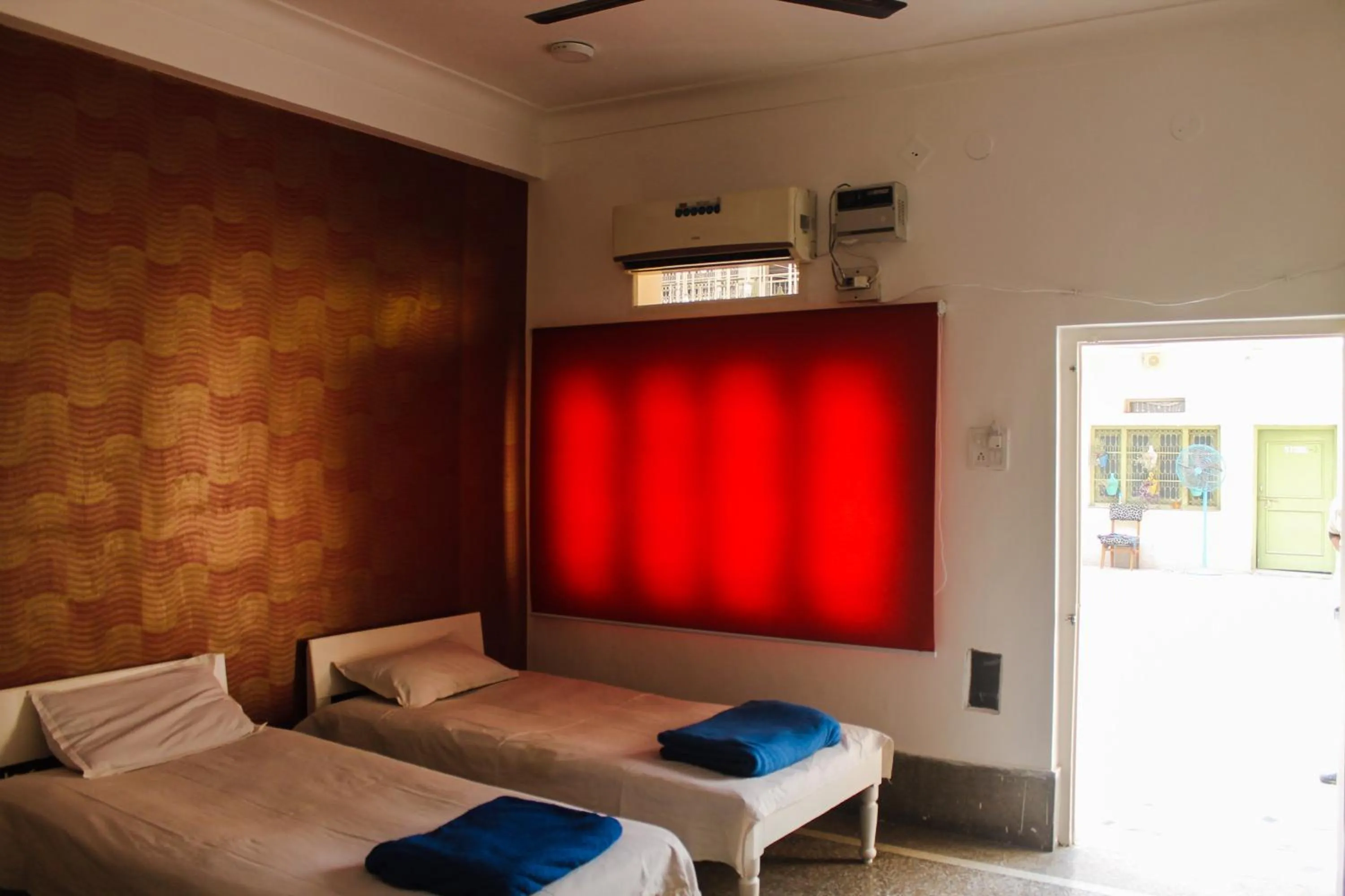 View (from property/room), Bed in Hotel Anand Palace