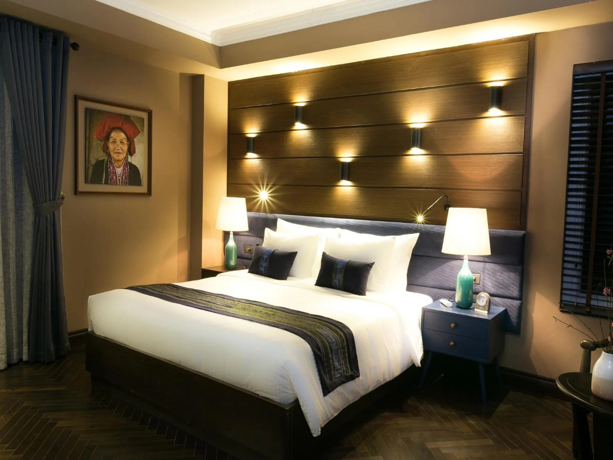 Decorative detail, Bed in Aliana Boutique Sapa Hotel & Spa