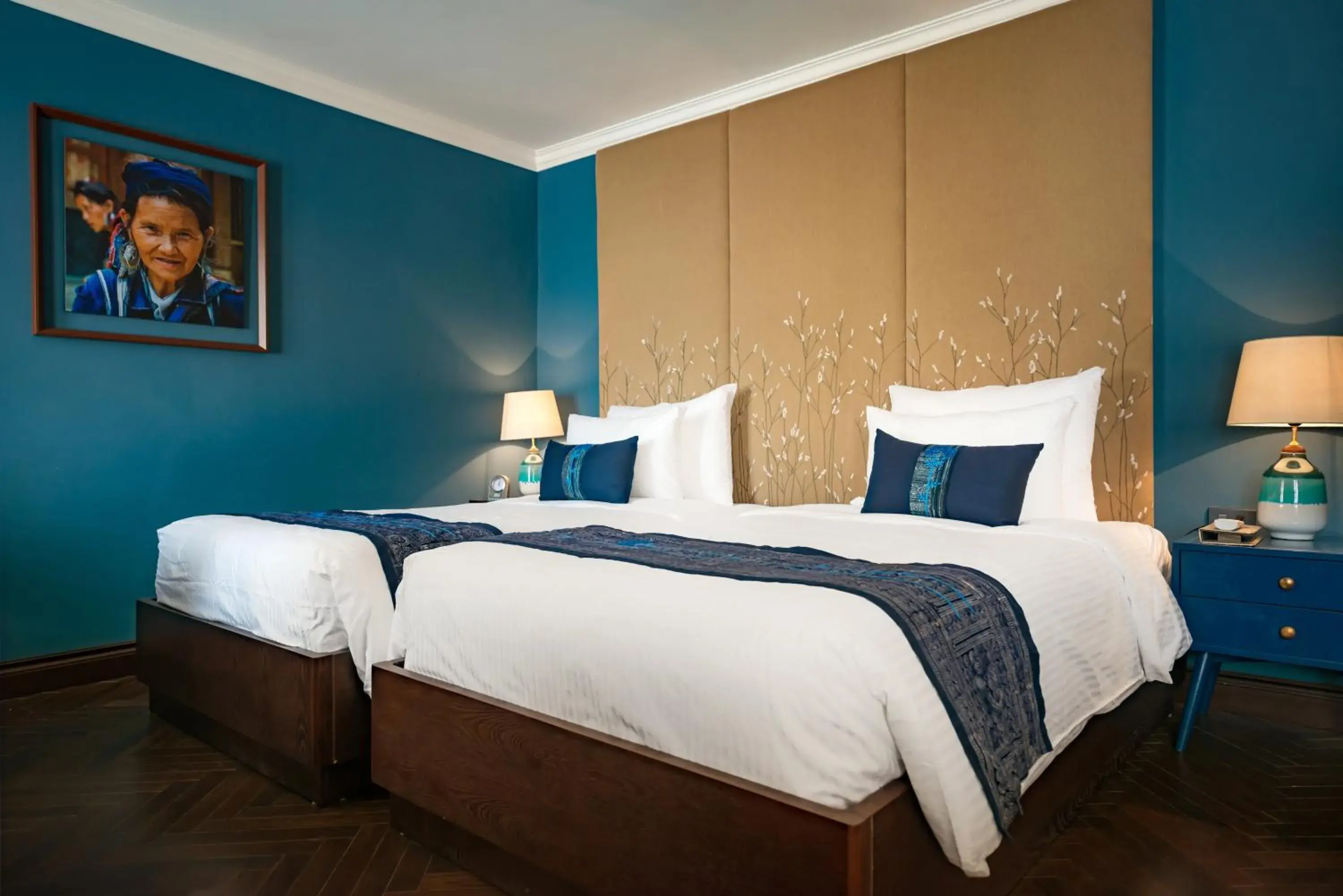 Bed in Aliana Boutique Sapa Hotel & Spa Bed in Aliana Boutique Sapa Hotel & Spa