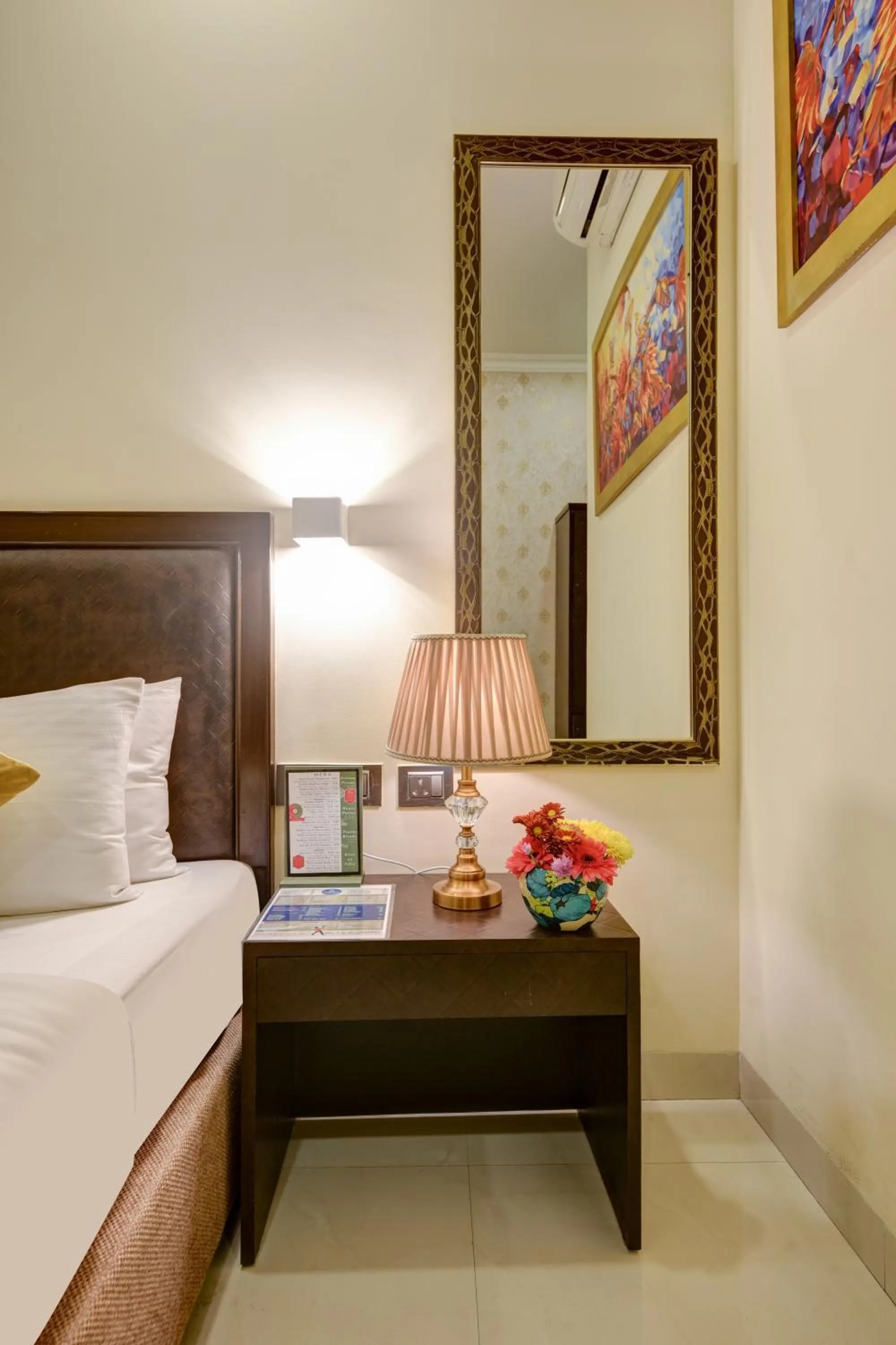 Photo of the whole room, Bed in Anand Bhawan