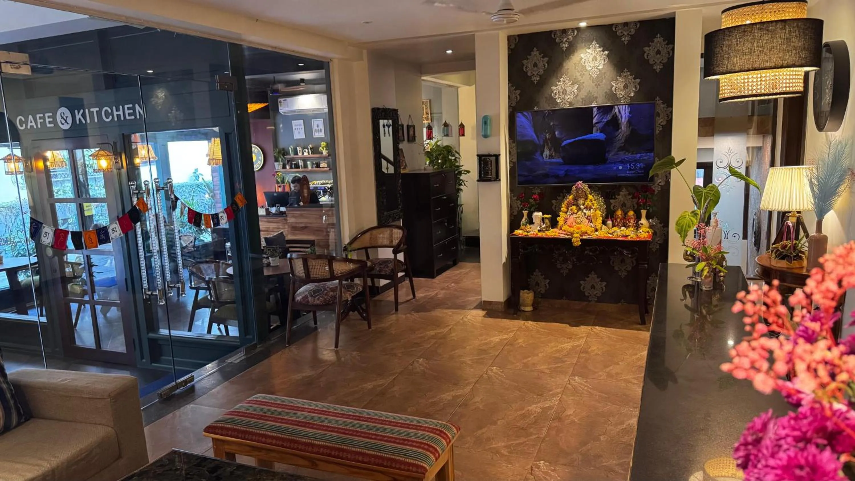 Lobby or reception in Anand Bhawan