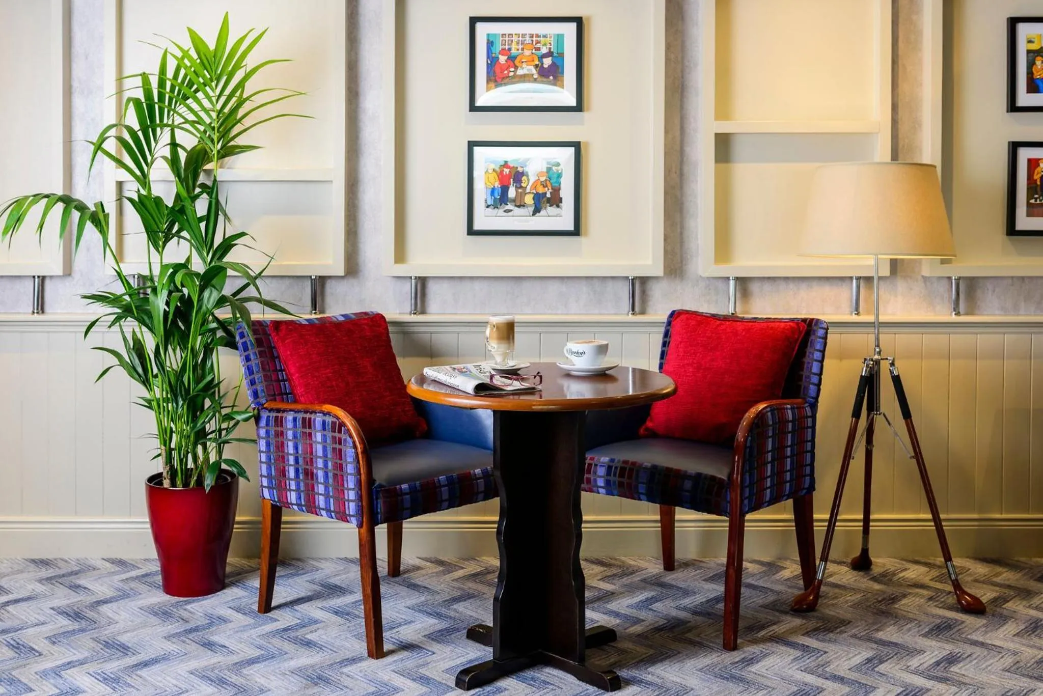 Seating area in Castlerosse Park Resort