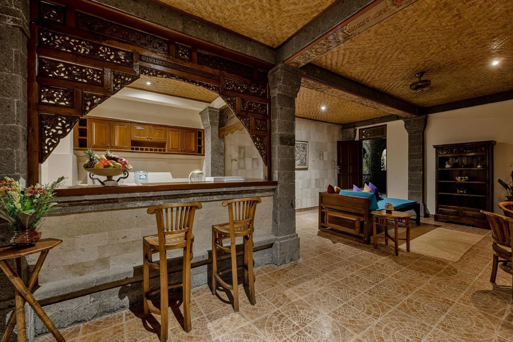 Kitchen or kitchenette in Alam Shanti Ubud