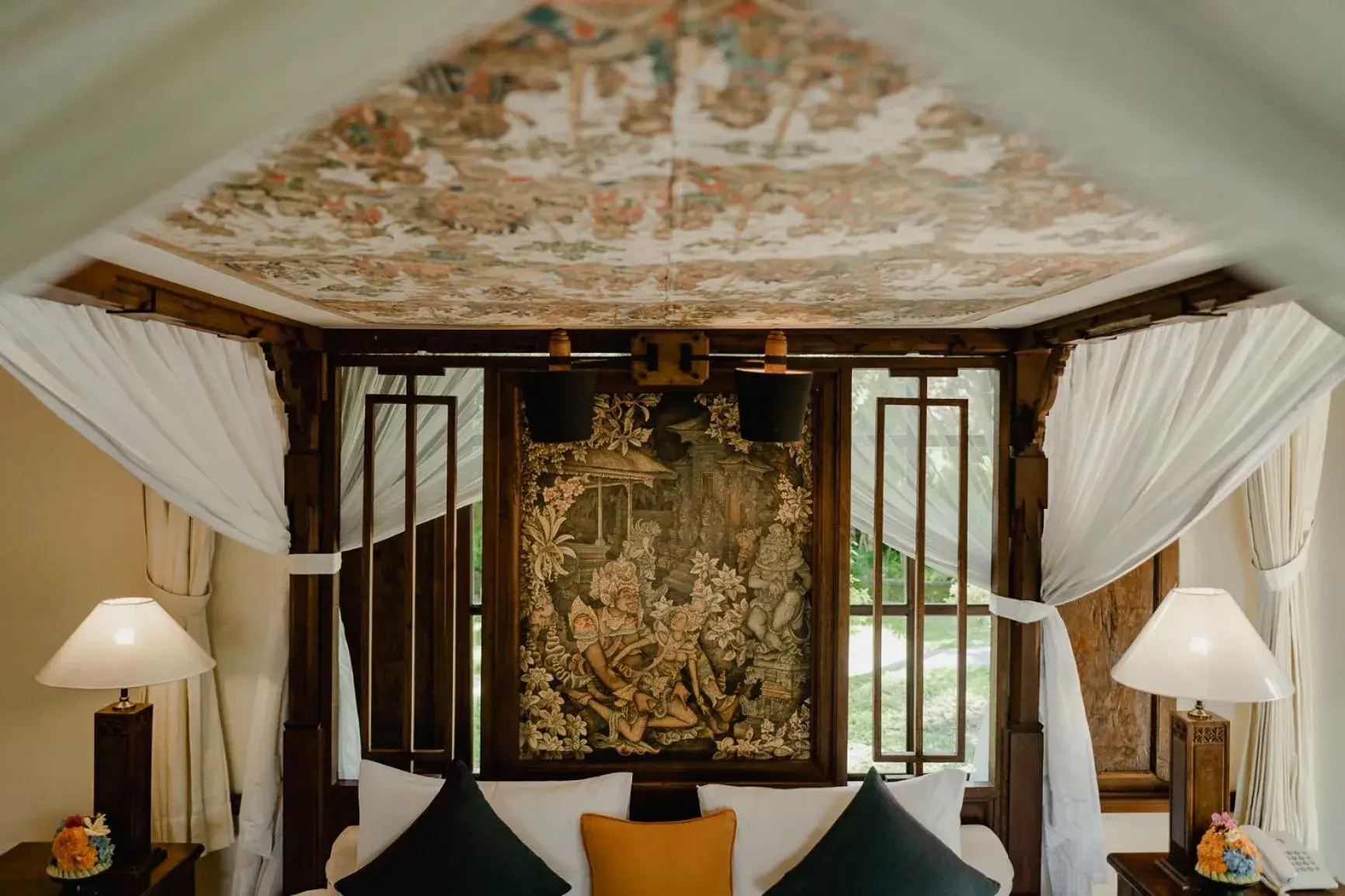 Bed in Alam Shanti Ubud Bed in Alam Shanti Ubud