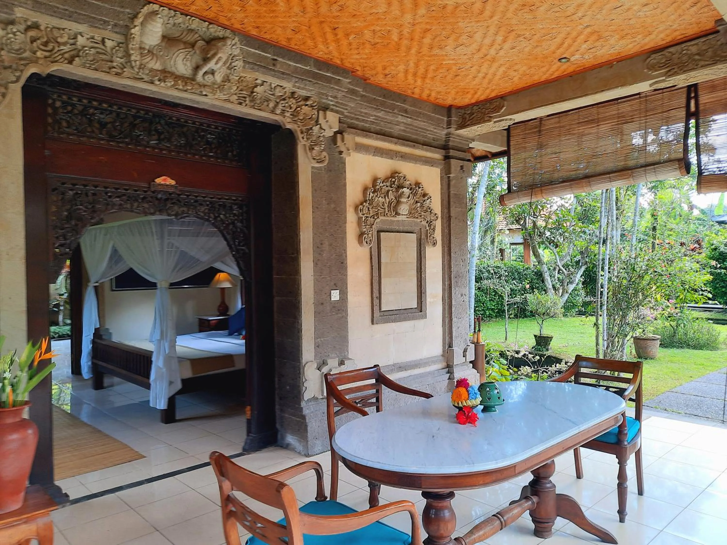 Balcony/Terrace, Bed in Alam Shanti Ubud