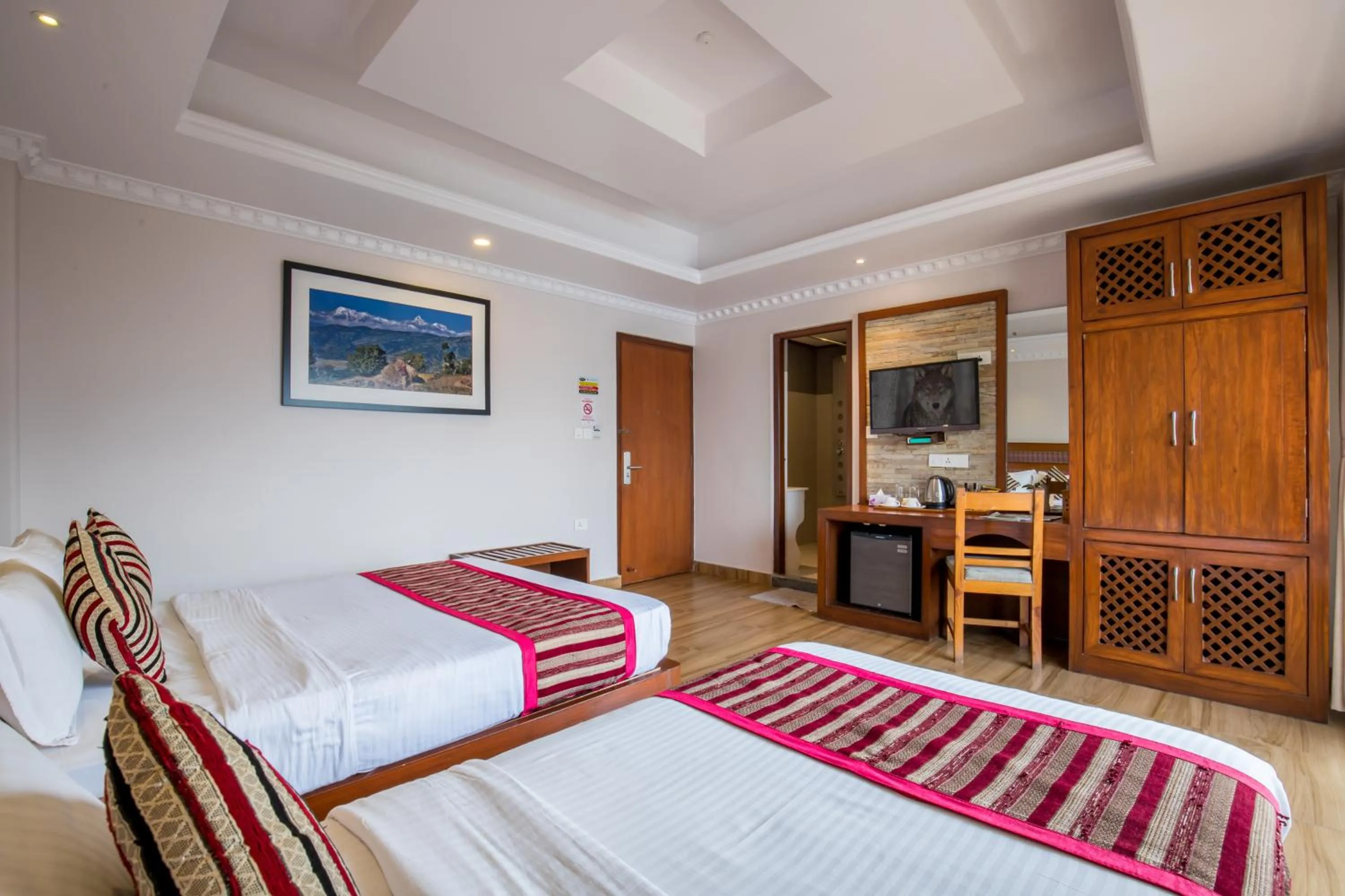 Bed in Kuti Resort & Spa