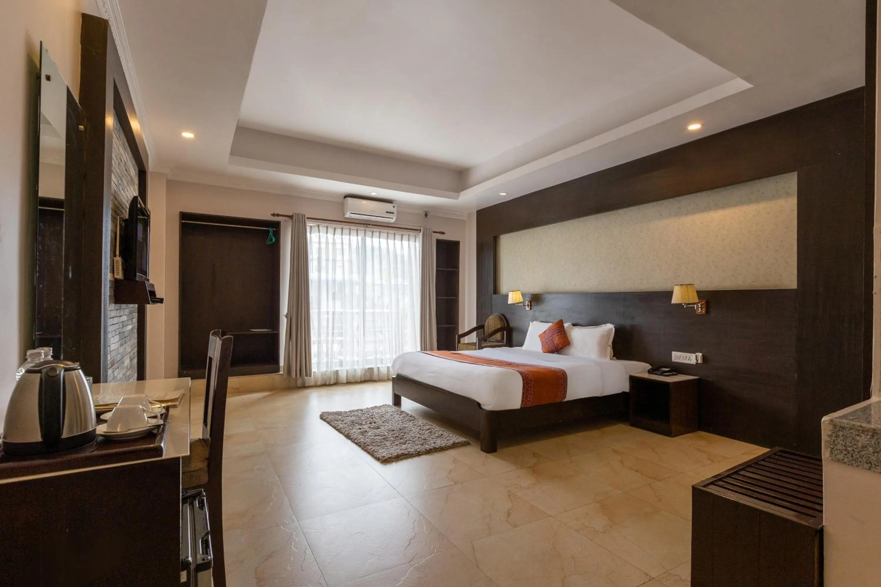 Bed in Kuti Resort & Spa