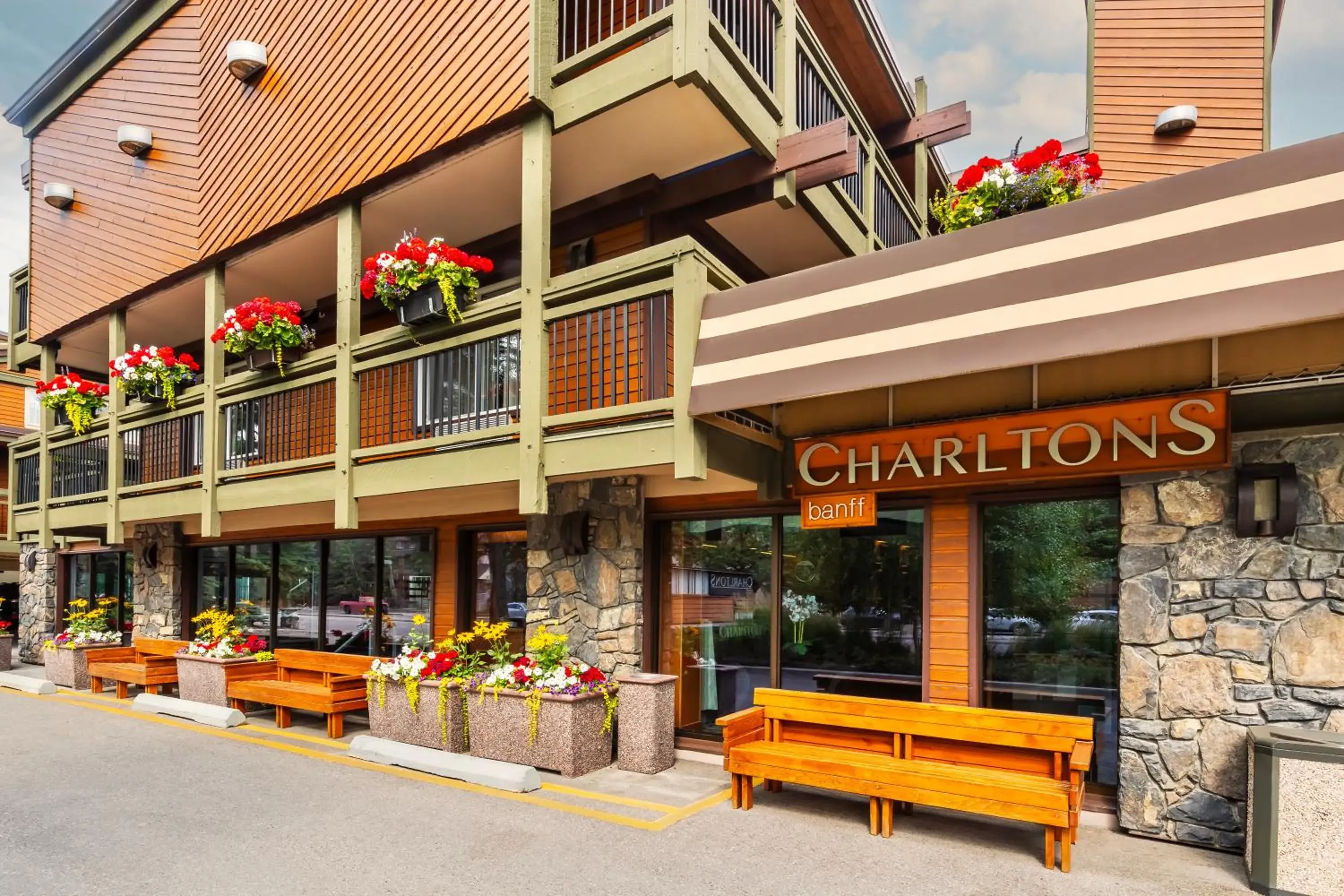 Facade/entrance in Charltons Banff Facade/entrance in Charltons Banff