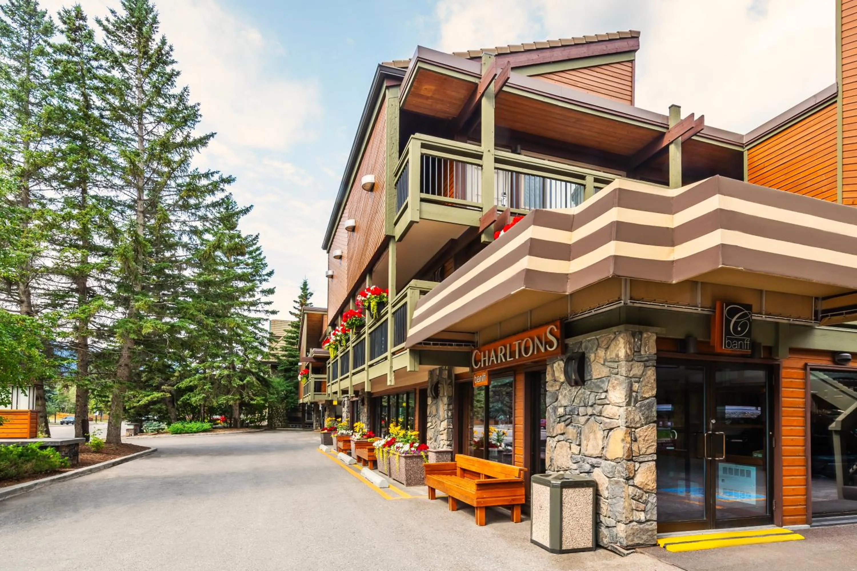 Facade/entrance in Charltons Banff