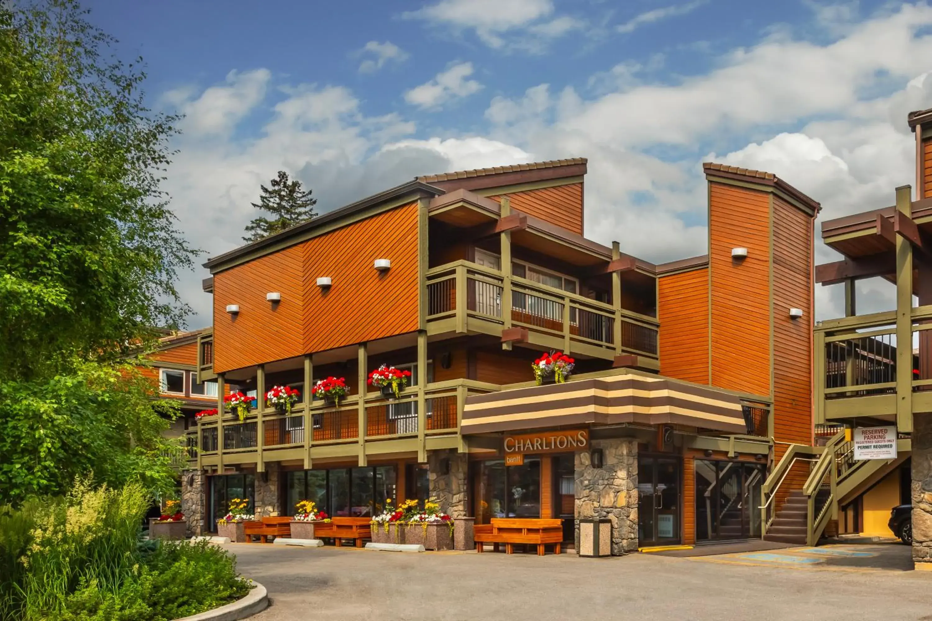 Facade/entrance in Charltons Banff Facade/entrance in Charltons Banff