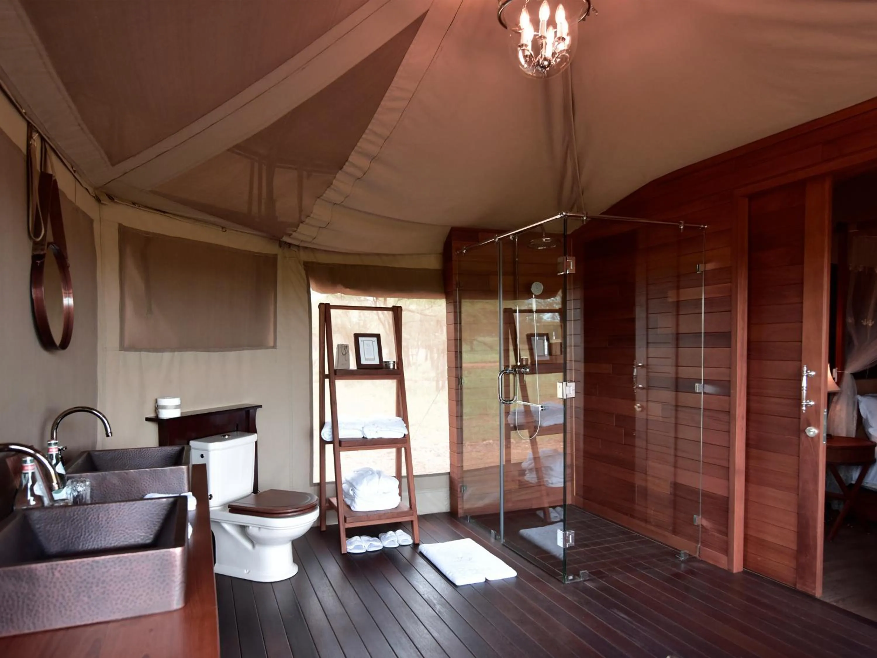 Shower in One Nature Nyaruswiga Serengeti