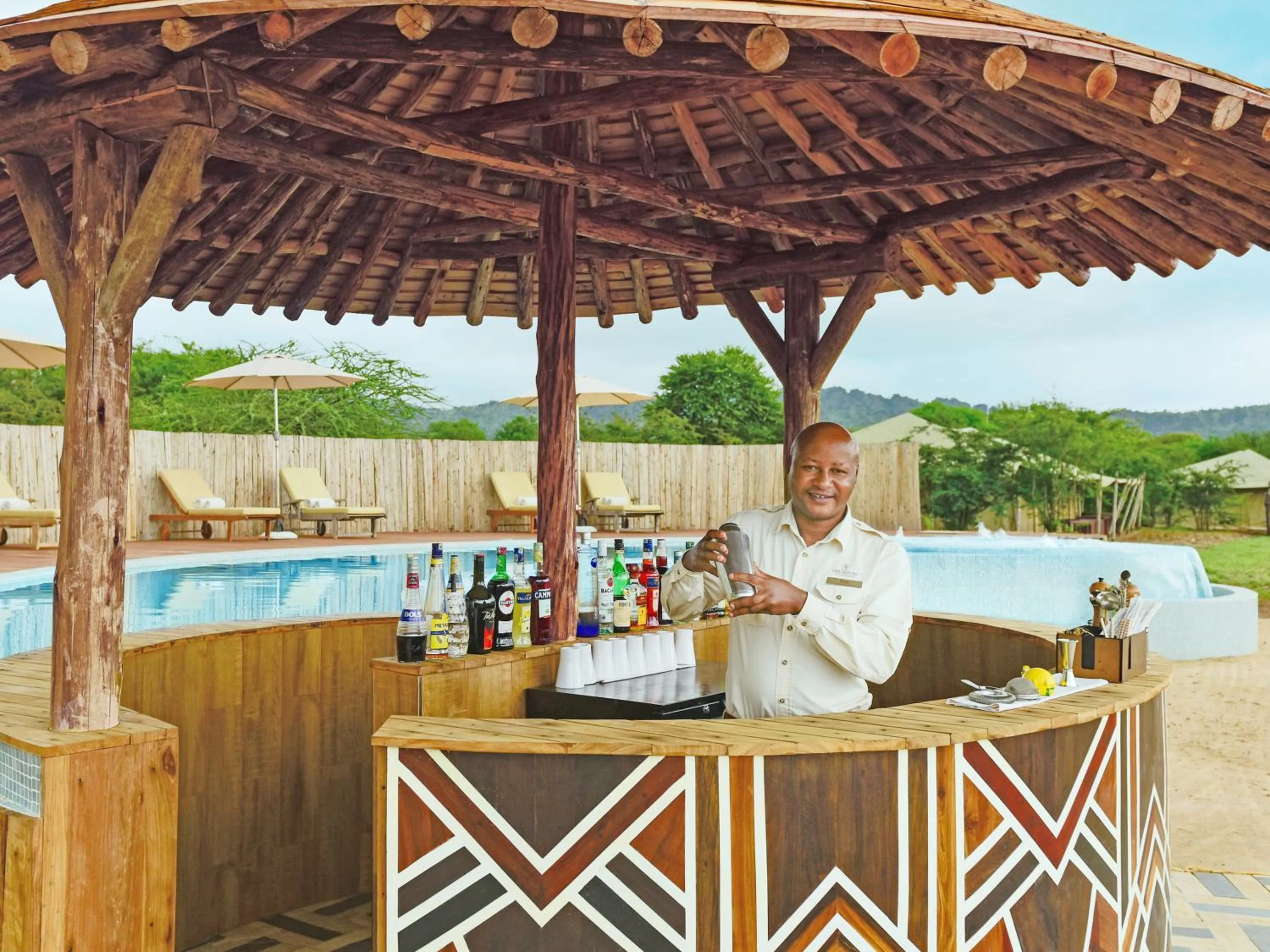 Lounge or bar in One Nature Nyaruswiga Serengeti