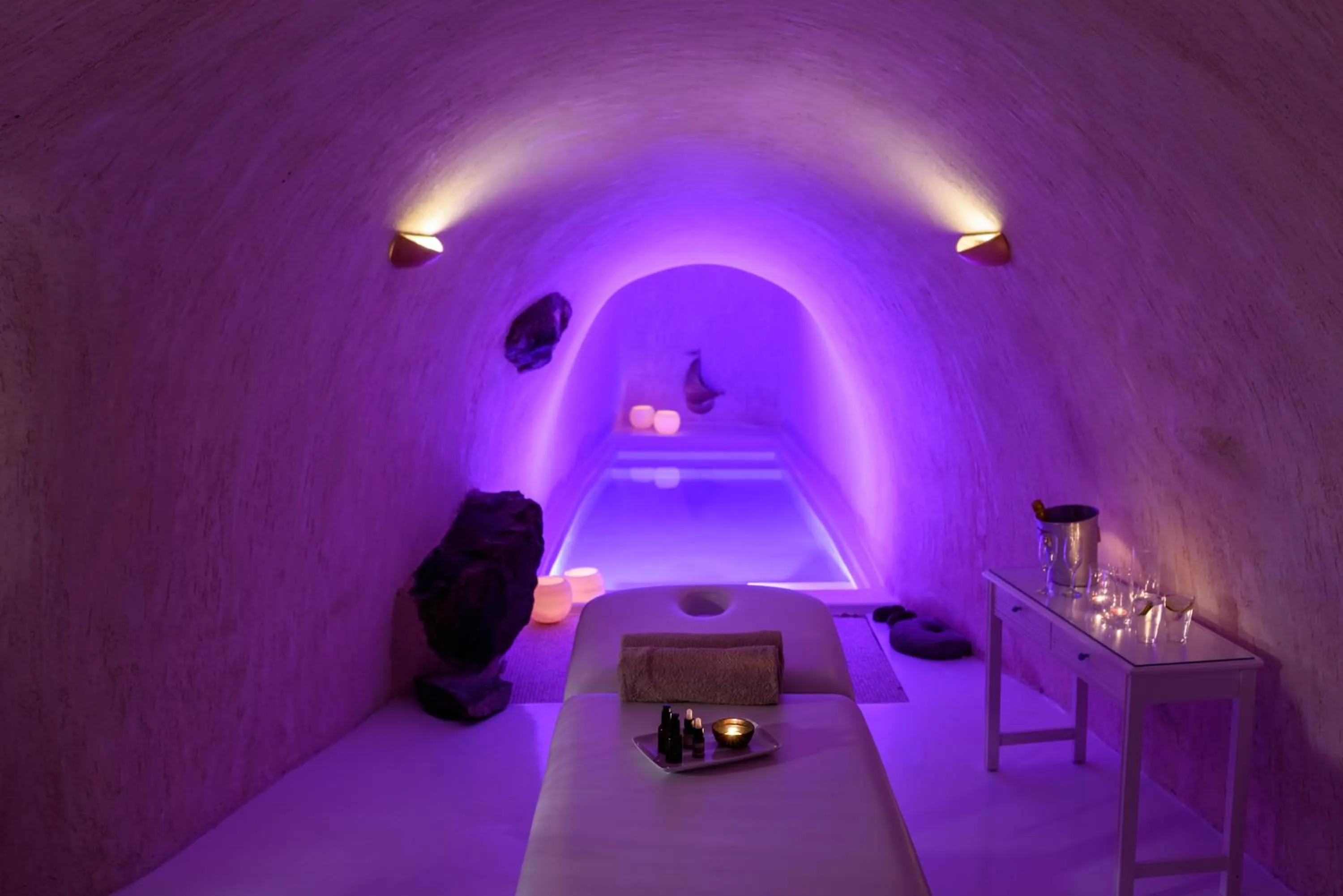 Spa and wellness centre/facilities in Abyssanto Suites and Spa