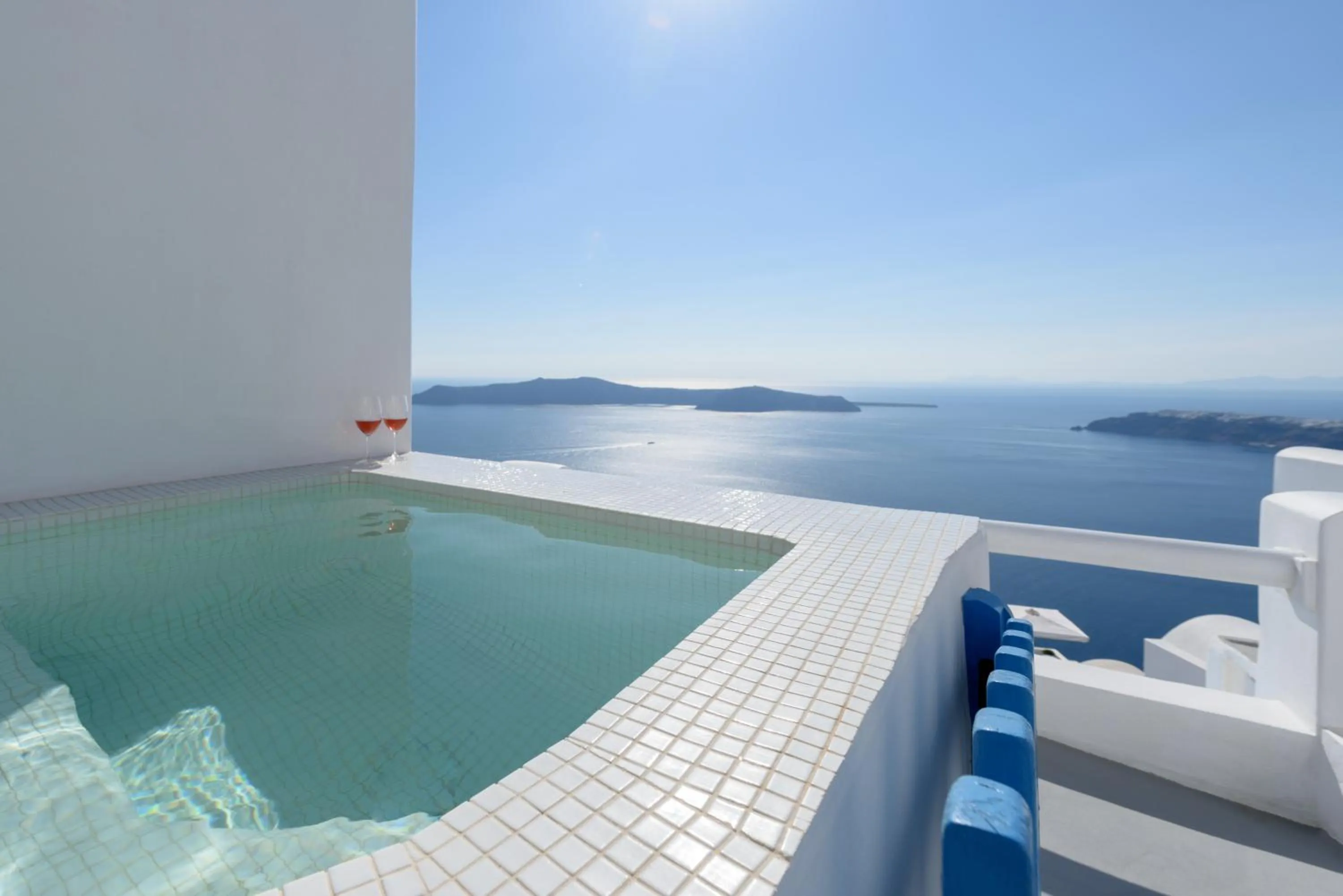 Sea view in Abyssanto Suites and Spa