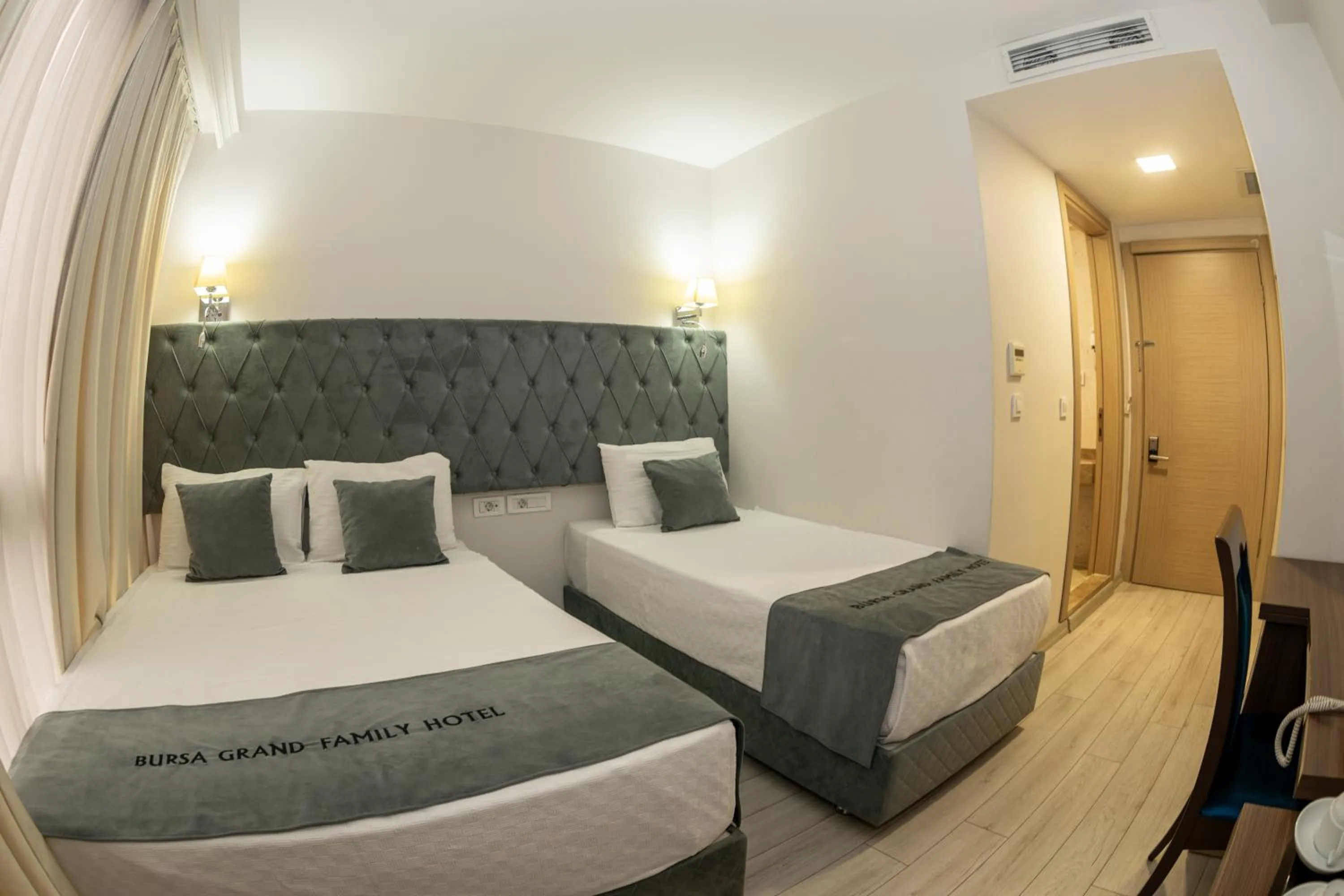 Coffee/tea facilities, Bed in Bursa Grand Family HOTEL