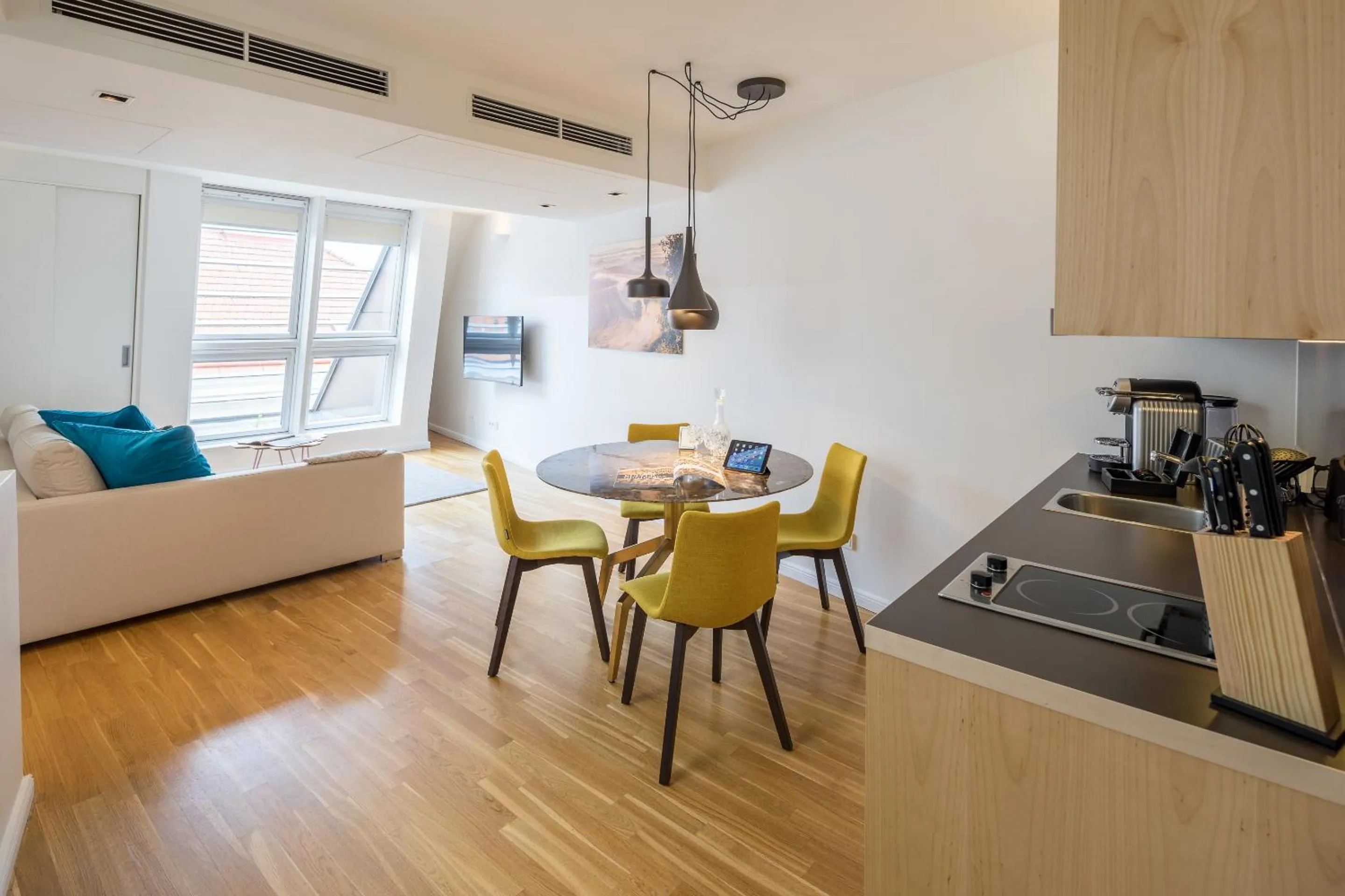 Living room in RAFAEL KAISER - Premium Apartments City Centre - Contactless Check-In