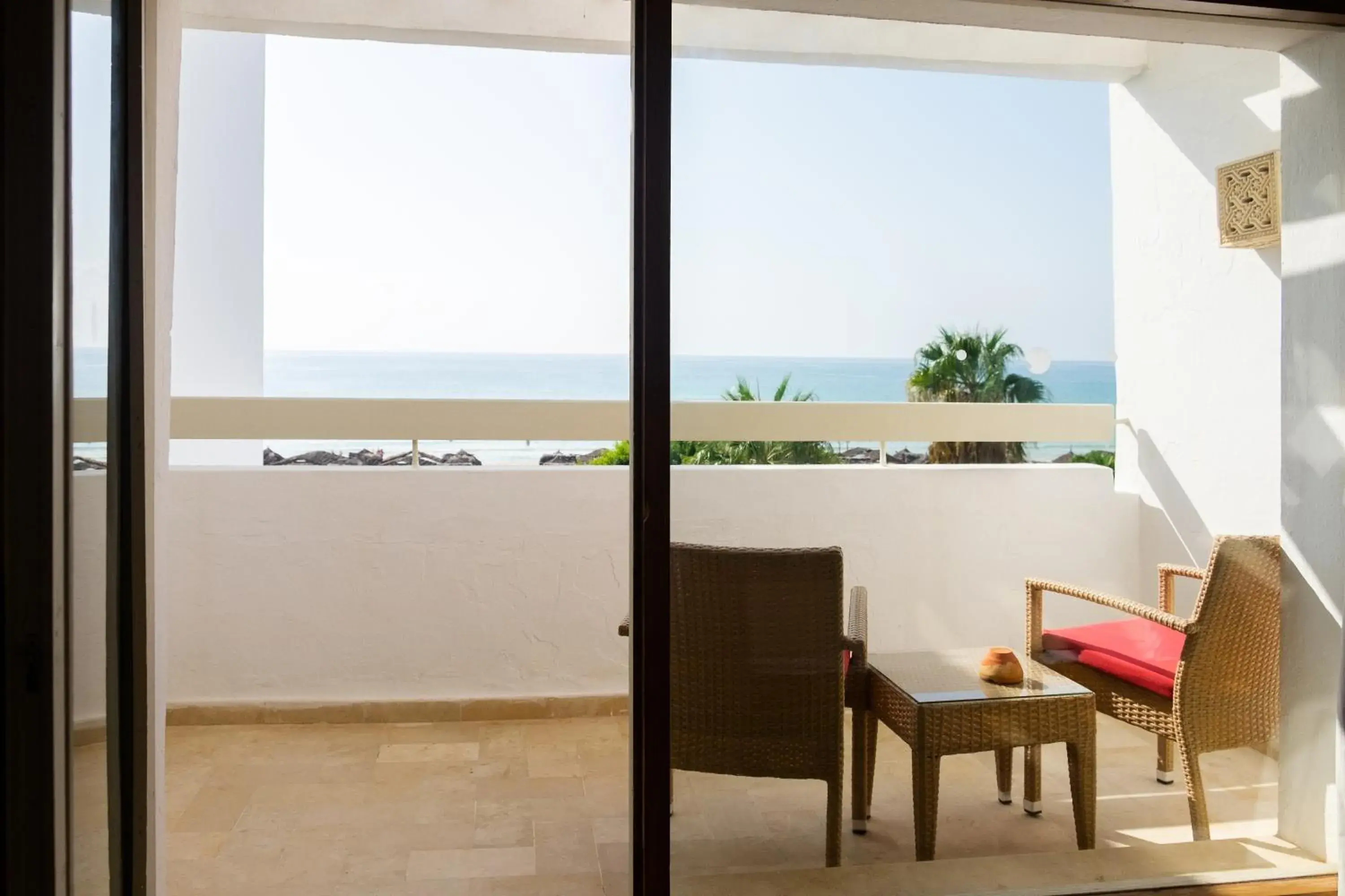 Deluxe Double Room with Balcony and Sea View in The Orangers Beach Resort and Bungalows All Inclusive Deluxe Double Room with Balcony and Sea View in The Orangers Beach Resort and Bungalows All Inclusive
