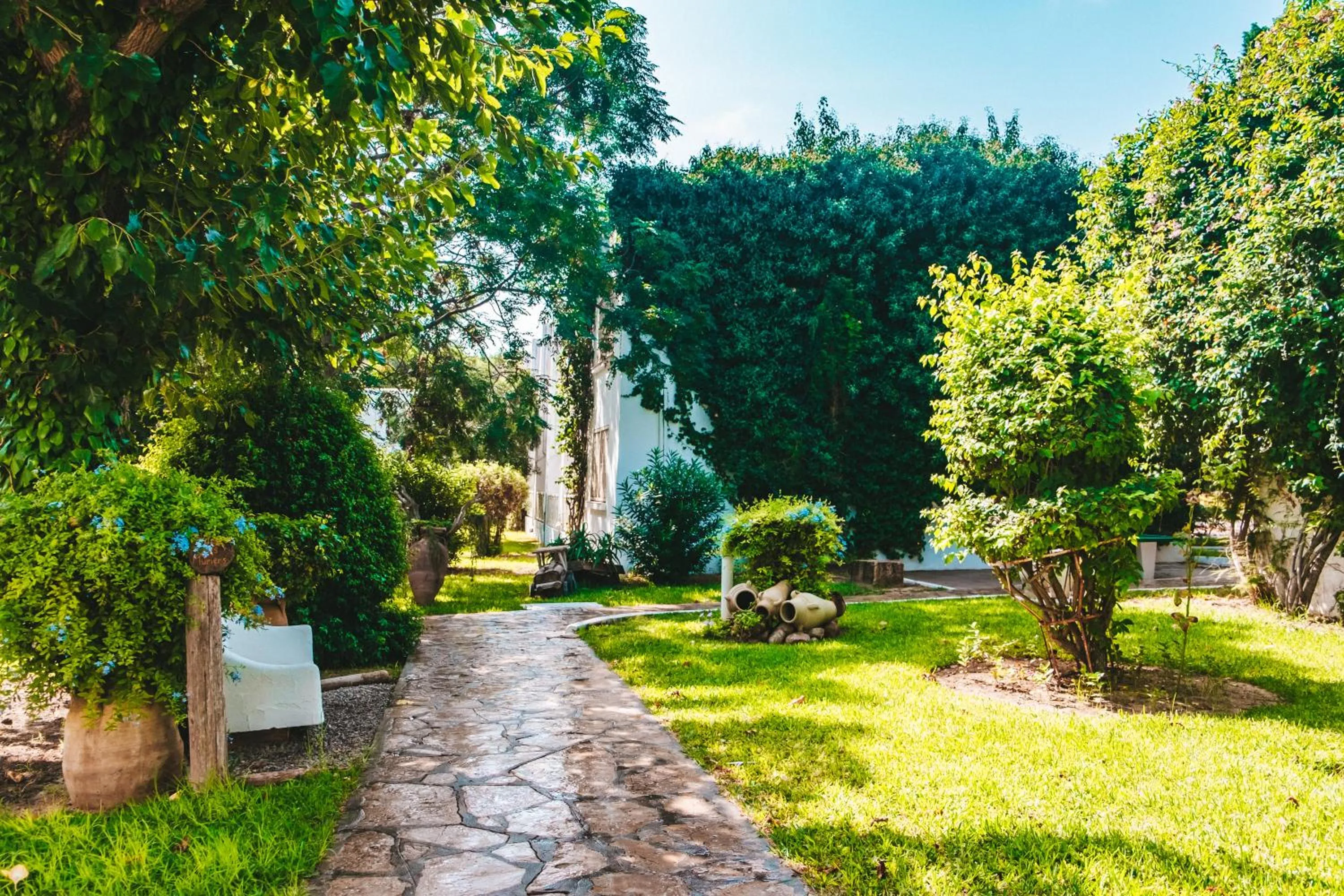 Garden in The Orangers Beach Resort and Bungalows All Inclusive