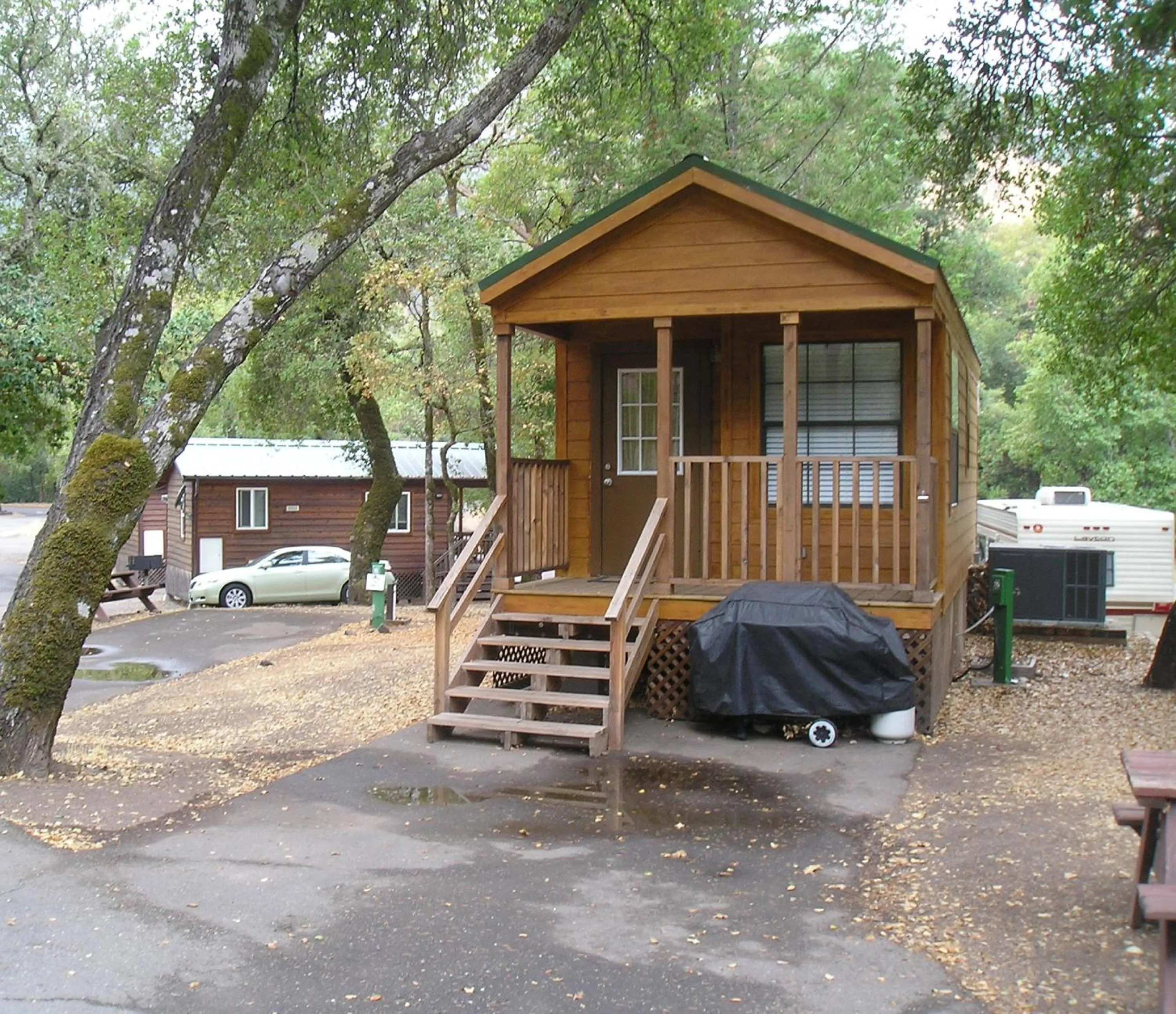 Facade/entrance in Russian River Camping Resort One-Bedroom Cabin 2