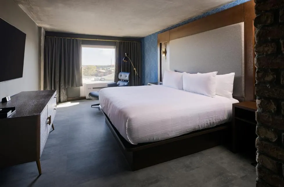 Bed in Bally's Baton Rouge Hotel