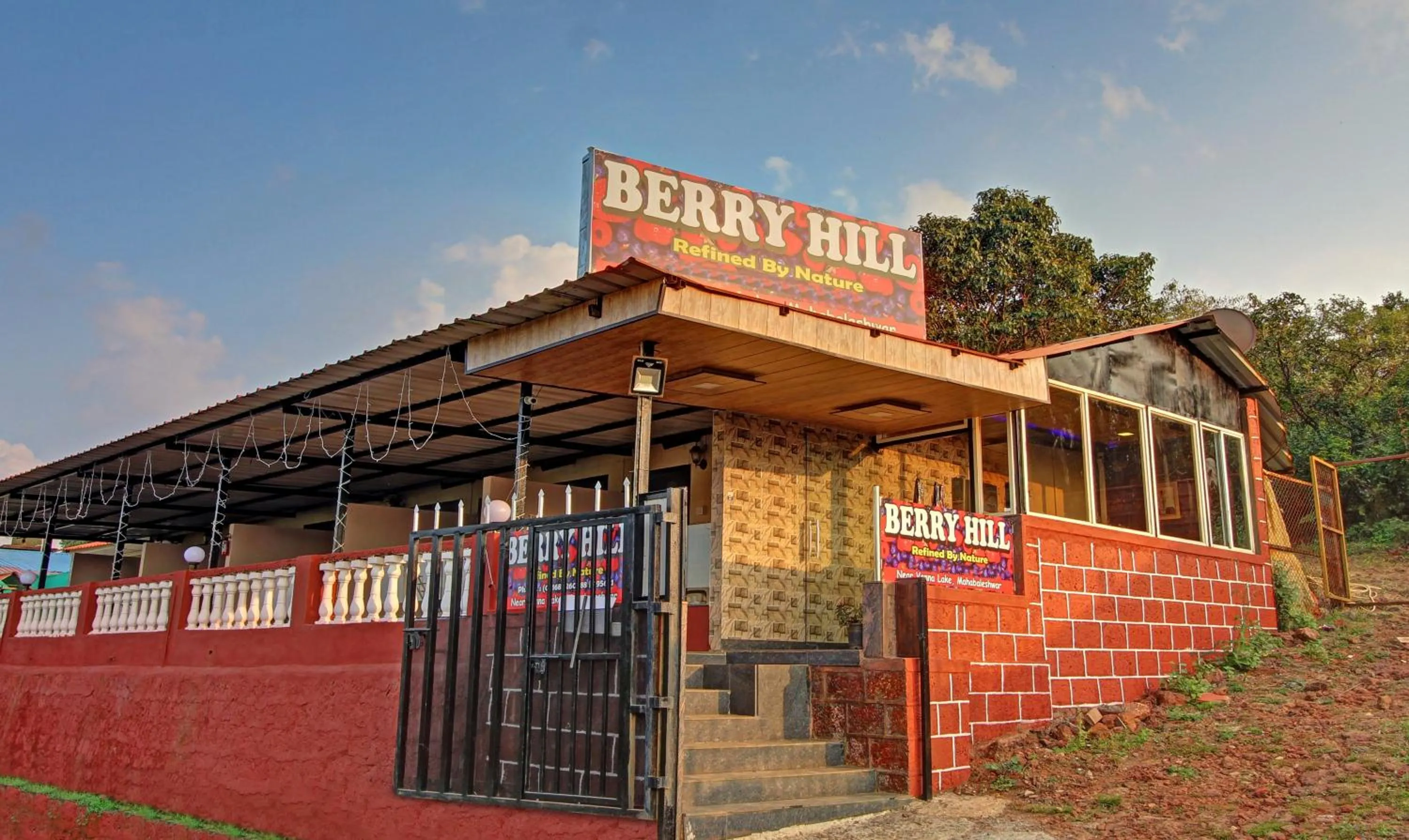 Property building in Treebo Berry Hill Venna Lake, 3 Km From City Center