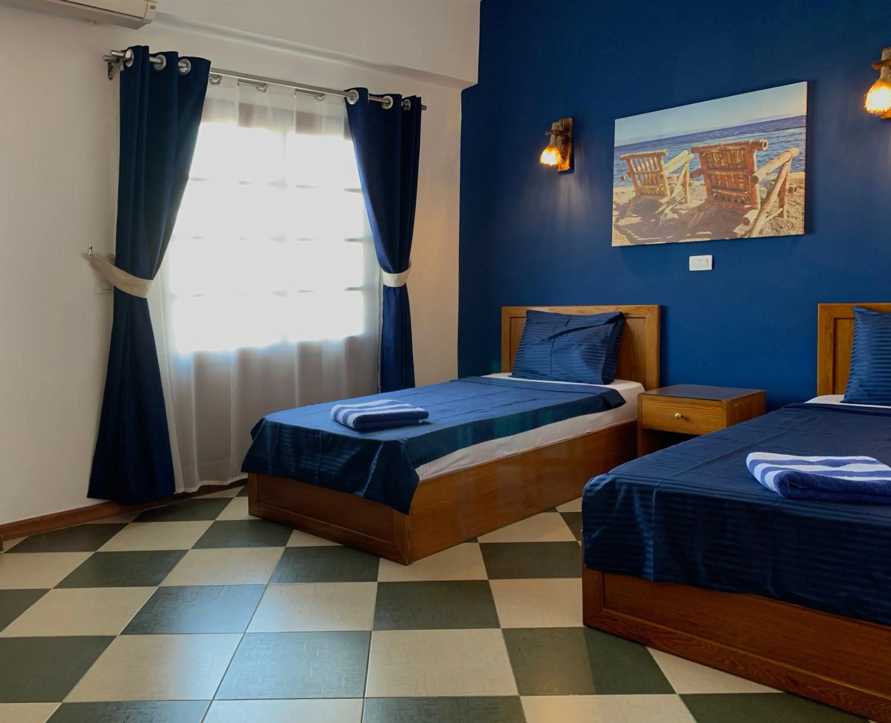 Bed in Sea Soul Hotel