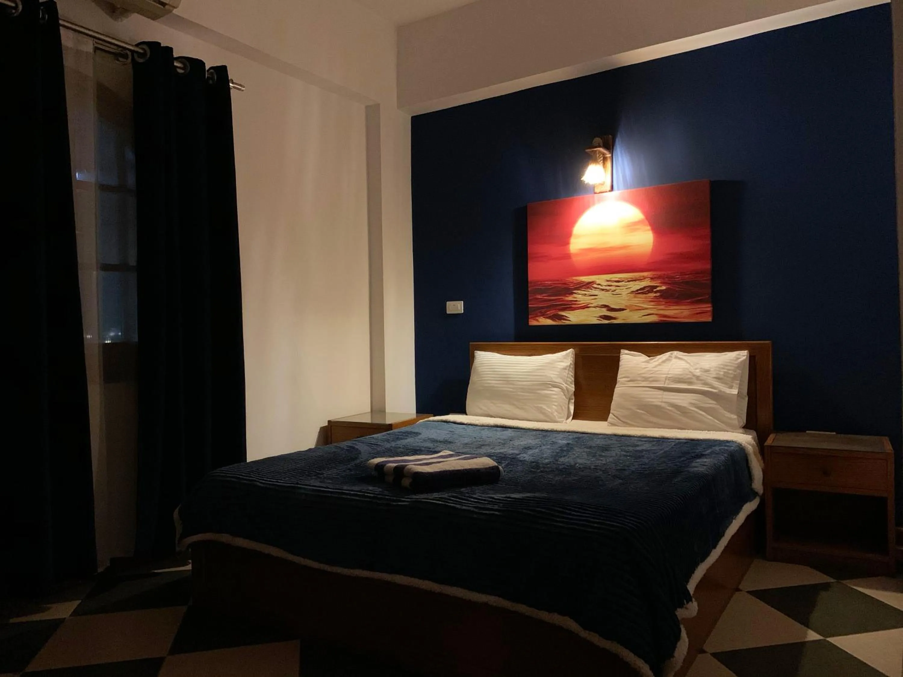 Bed in Sea Soul Hotel