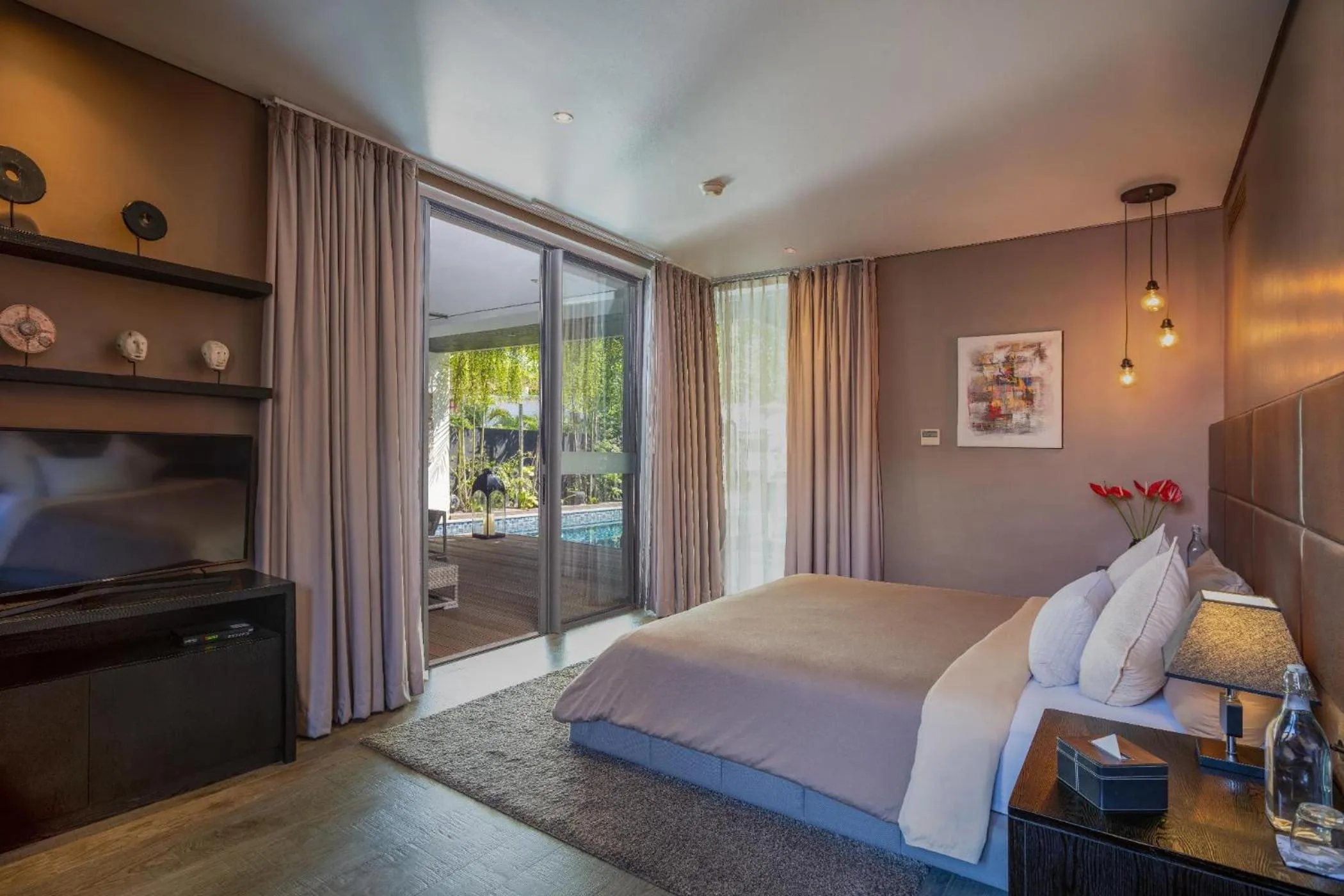 Bedroom, Bed in Villa Balimu Seminyak