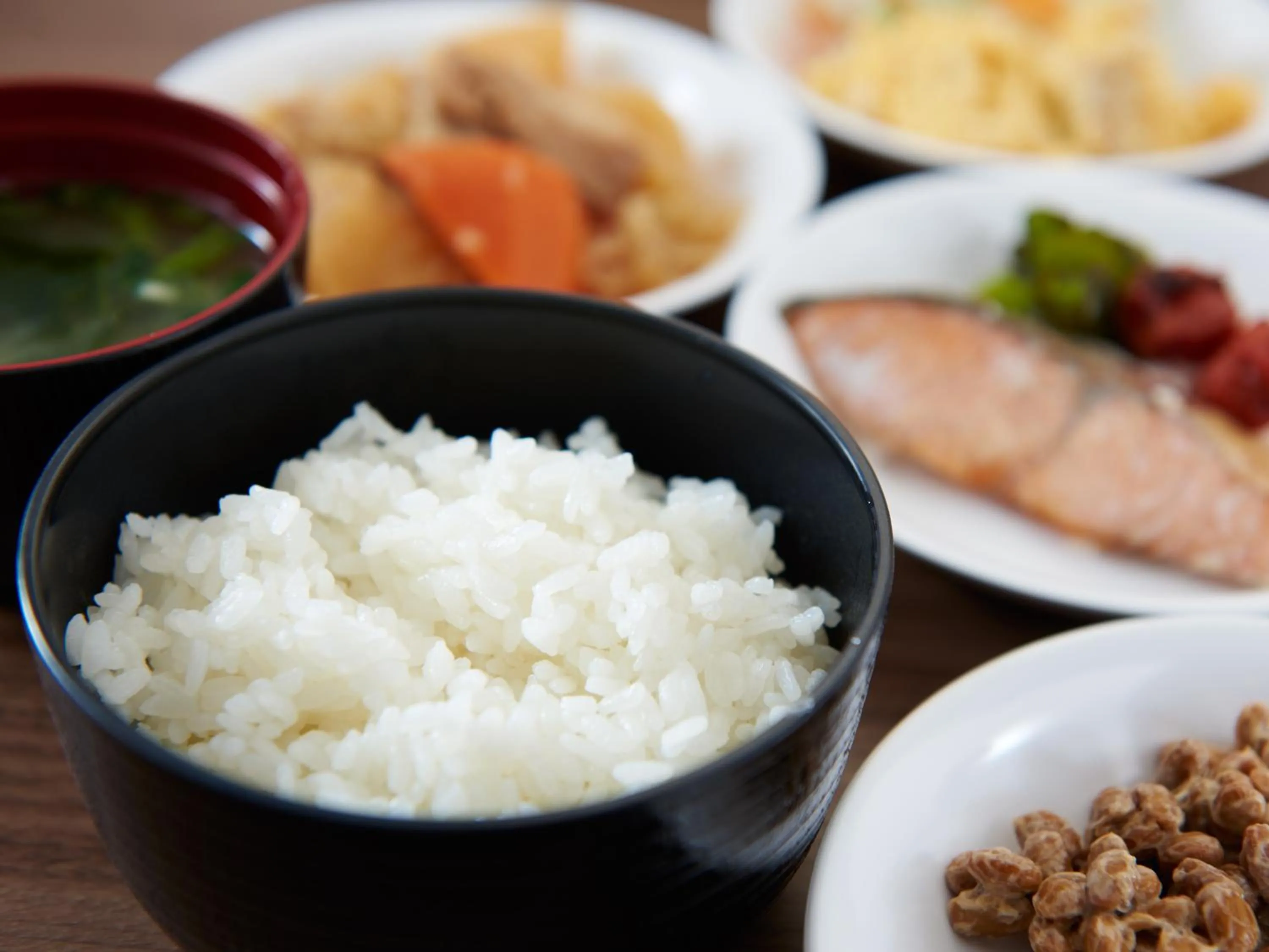 Buffet breakfast in Super Hotel Mito