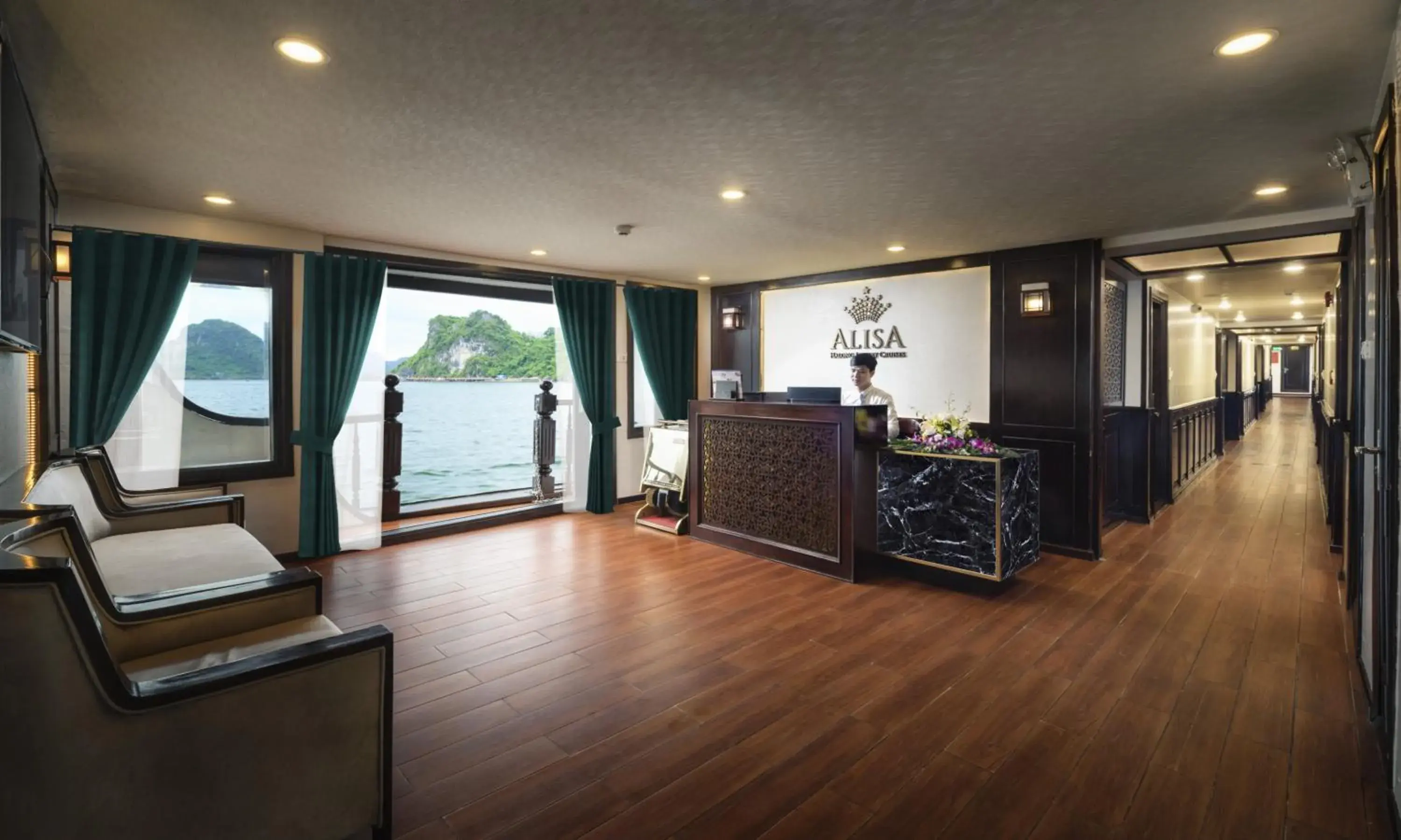 Lobby or reception in Alisa Premier Cruise Lobby or reception in Alisa Premier Cruise