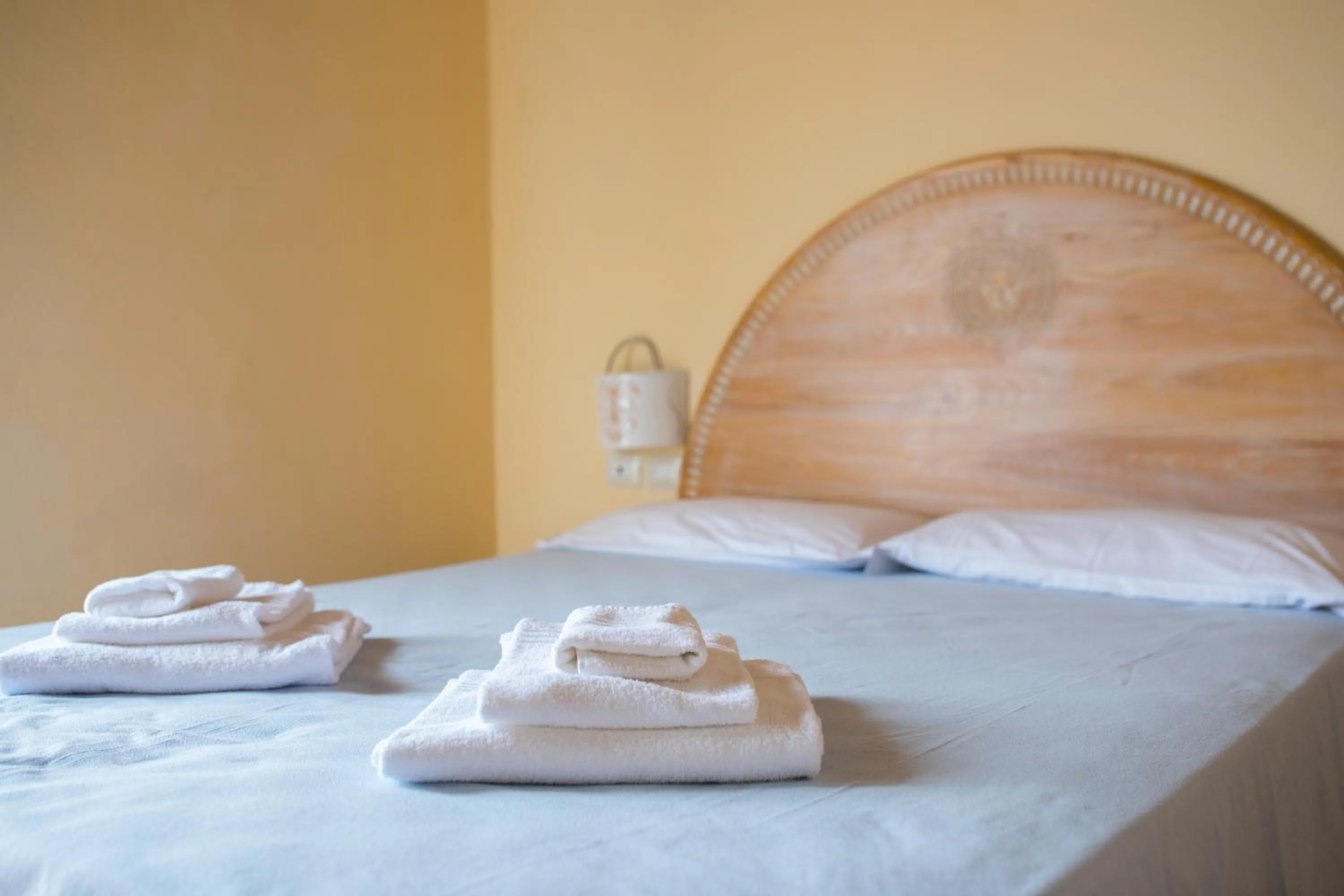 Bed in Hotel Costa Paradiso