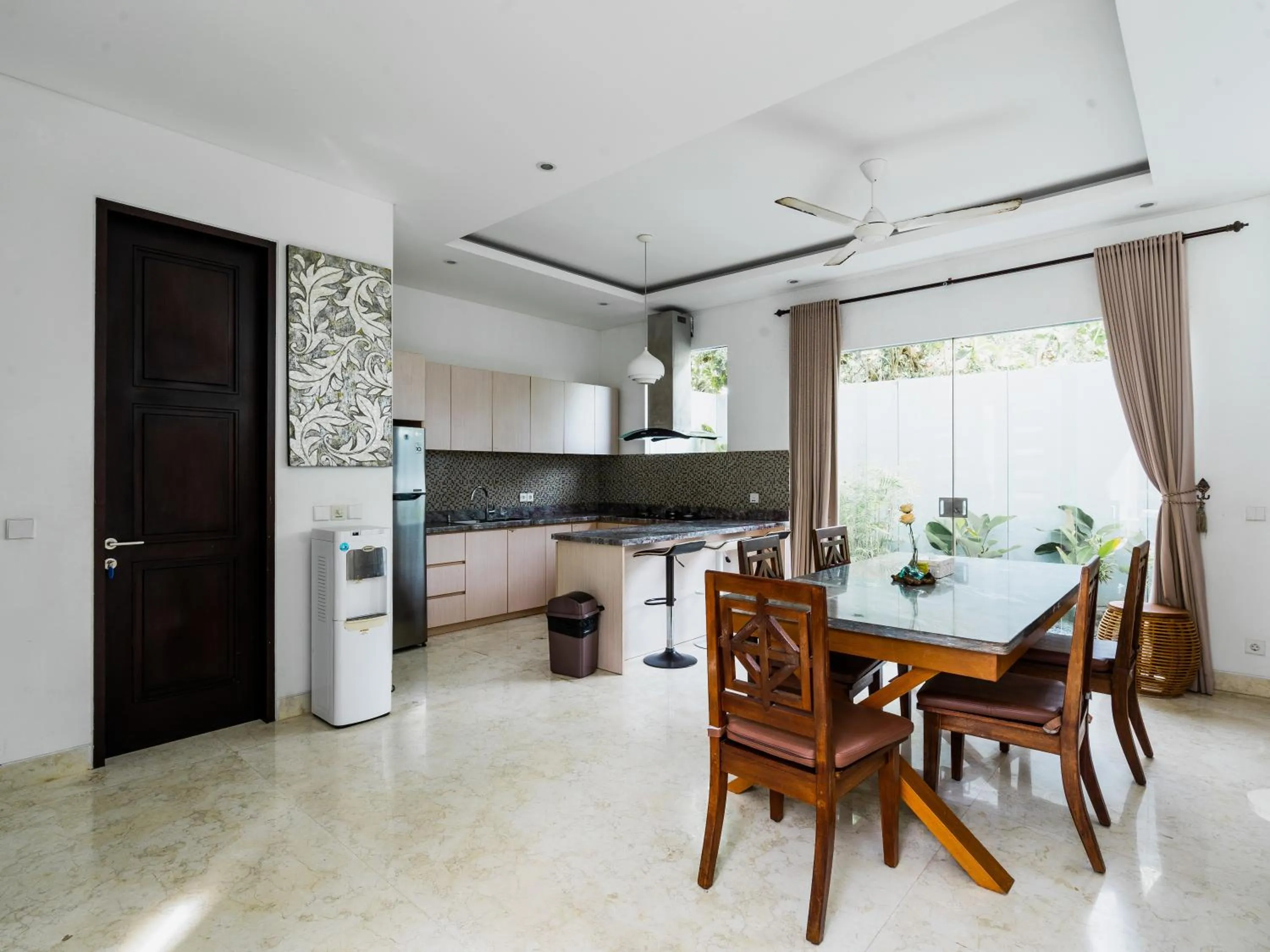 Kitchen or kitchenette in Bali Residence Villa