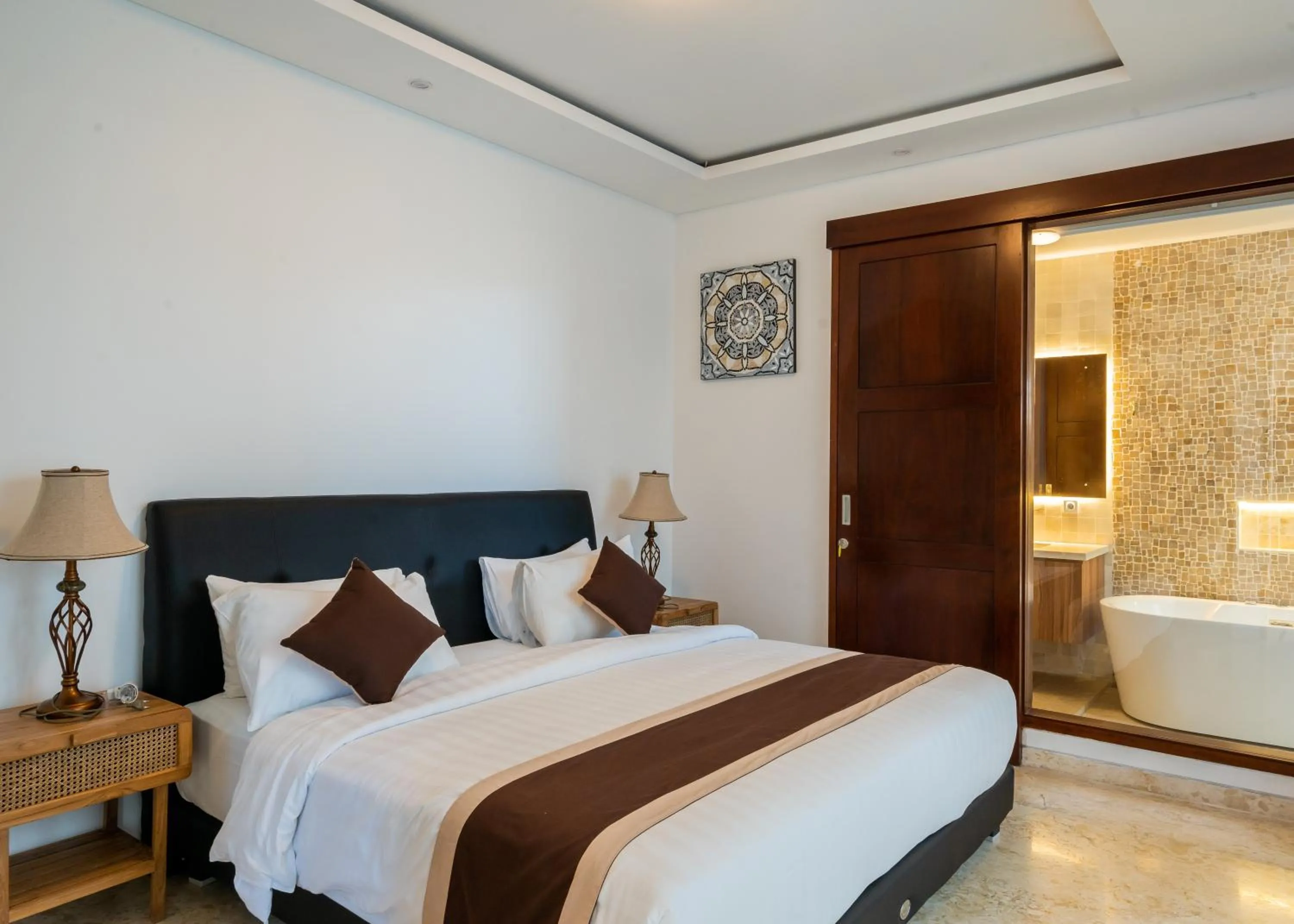 Bed in Bali Residence Villa