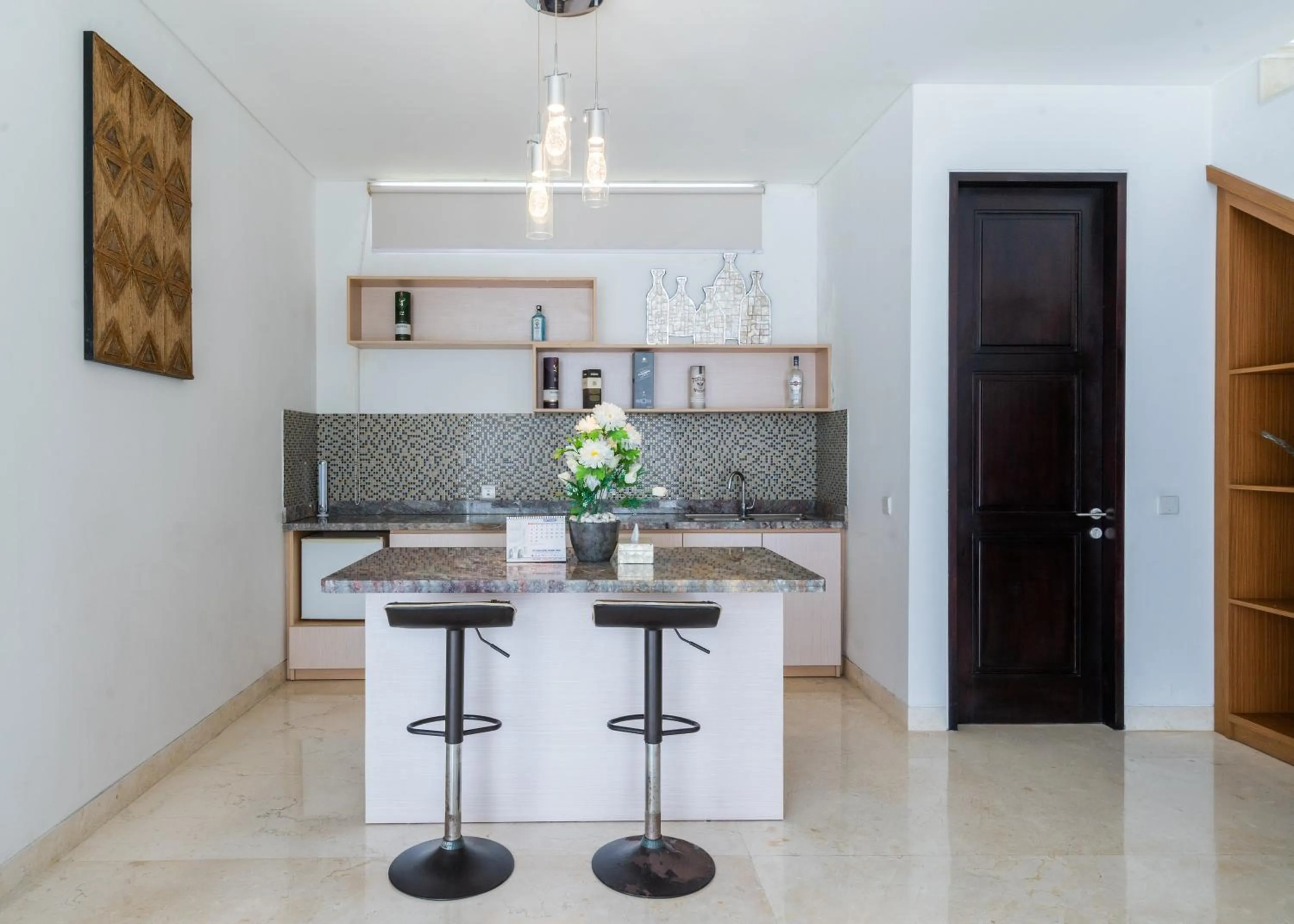 Kitchen or kitchenette in Bali Residence Villa
