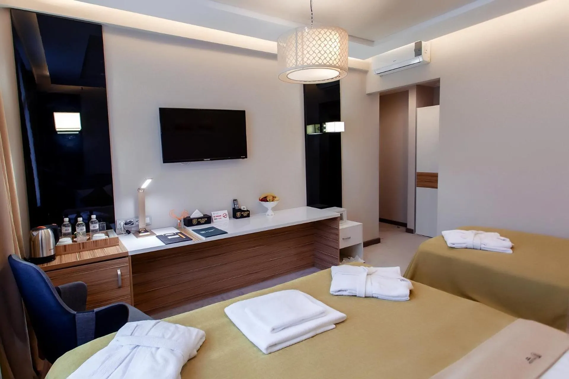 Photo of the whole room, Bed in Mildom Premium Hotel