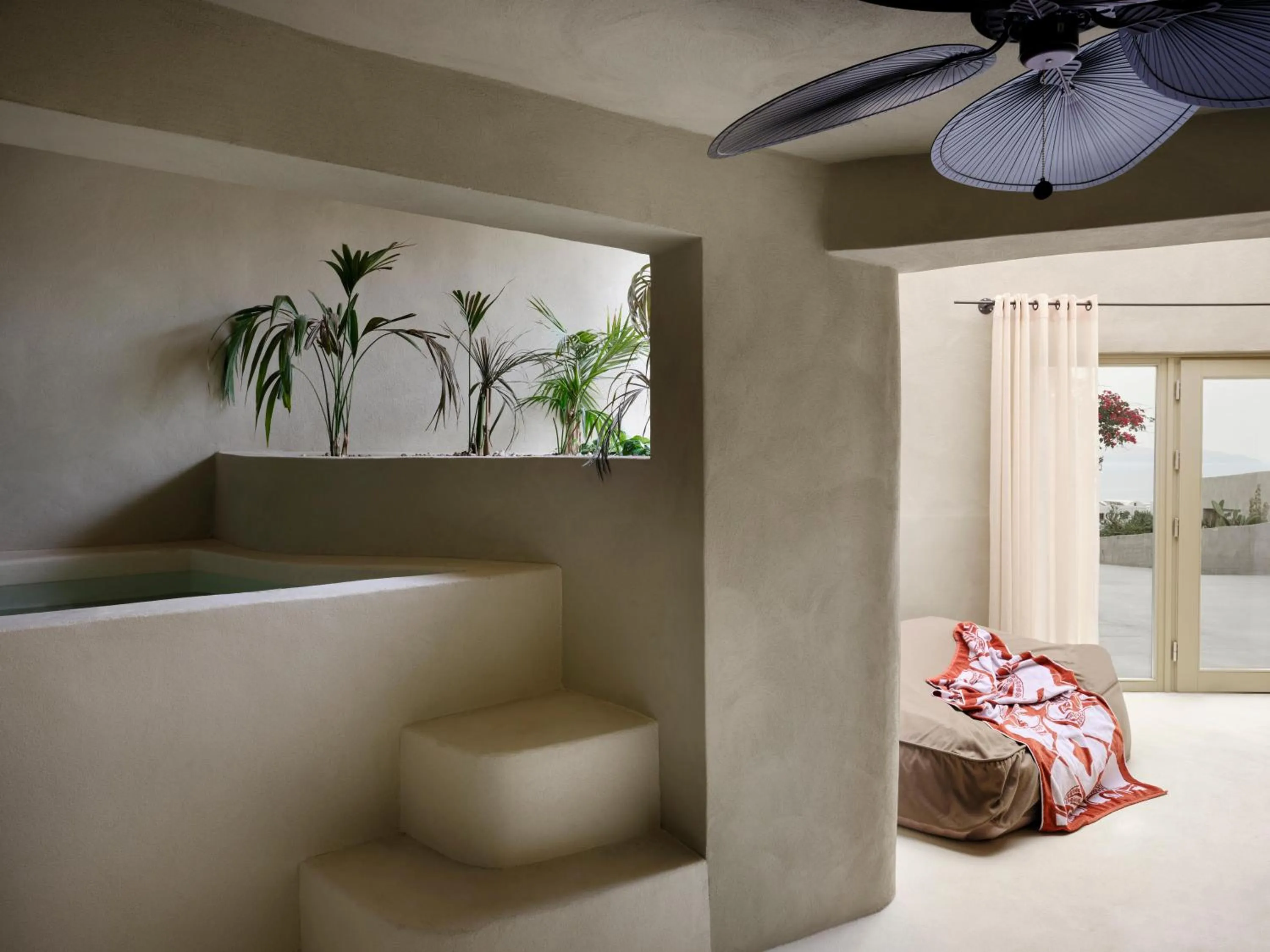 Bathroom, Bed in Andronis Concept Wellness Resort