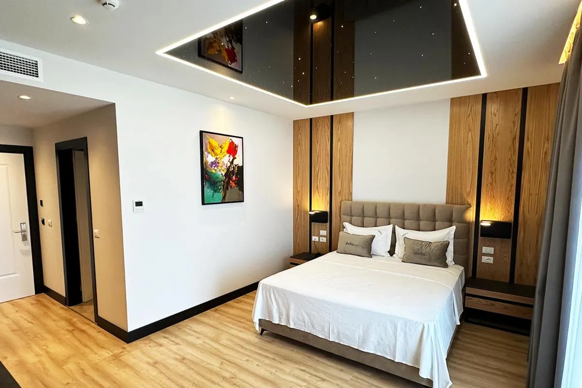 Bed in Hotel Delta Premium