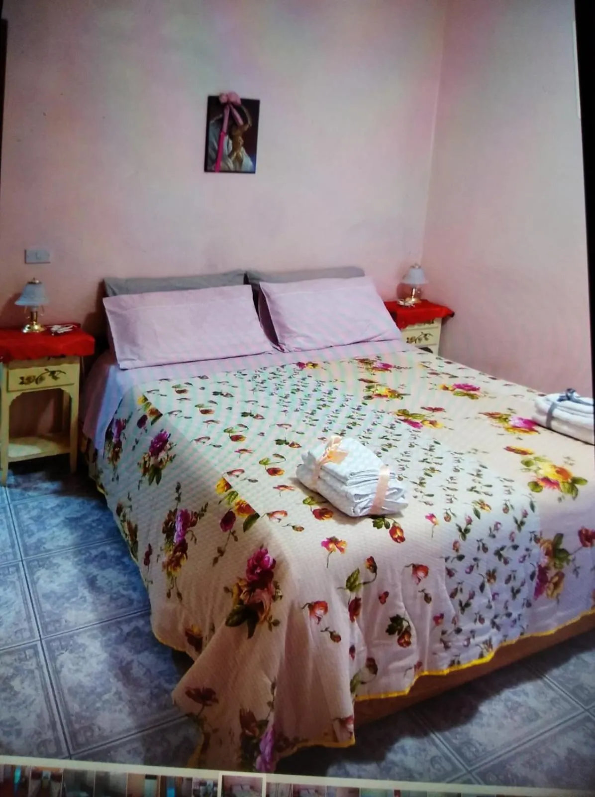 Bed in A Casa d'Antonella