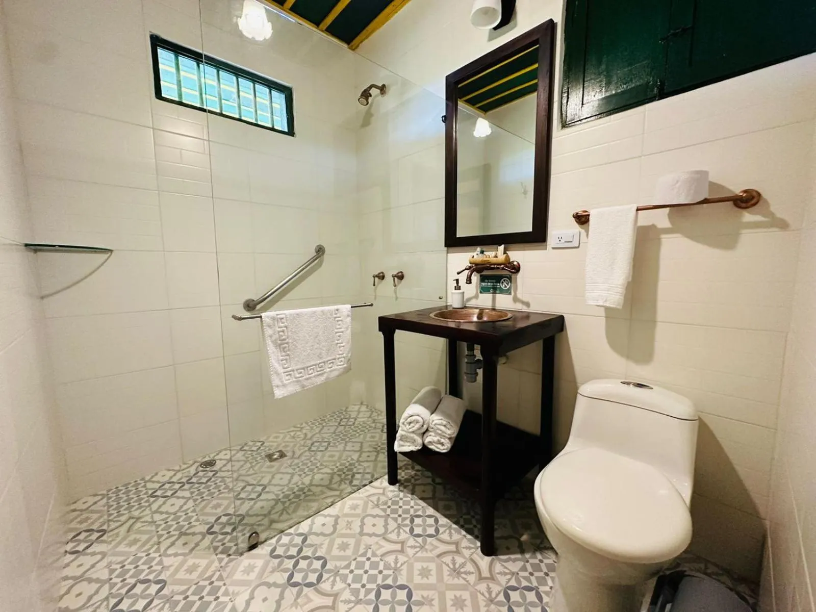 Bathroom in Finca Hotel el Palmar