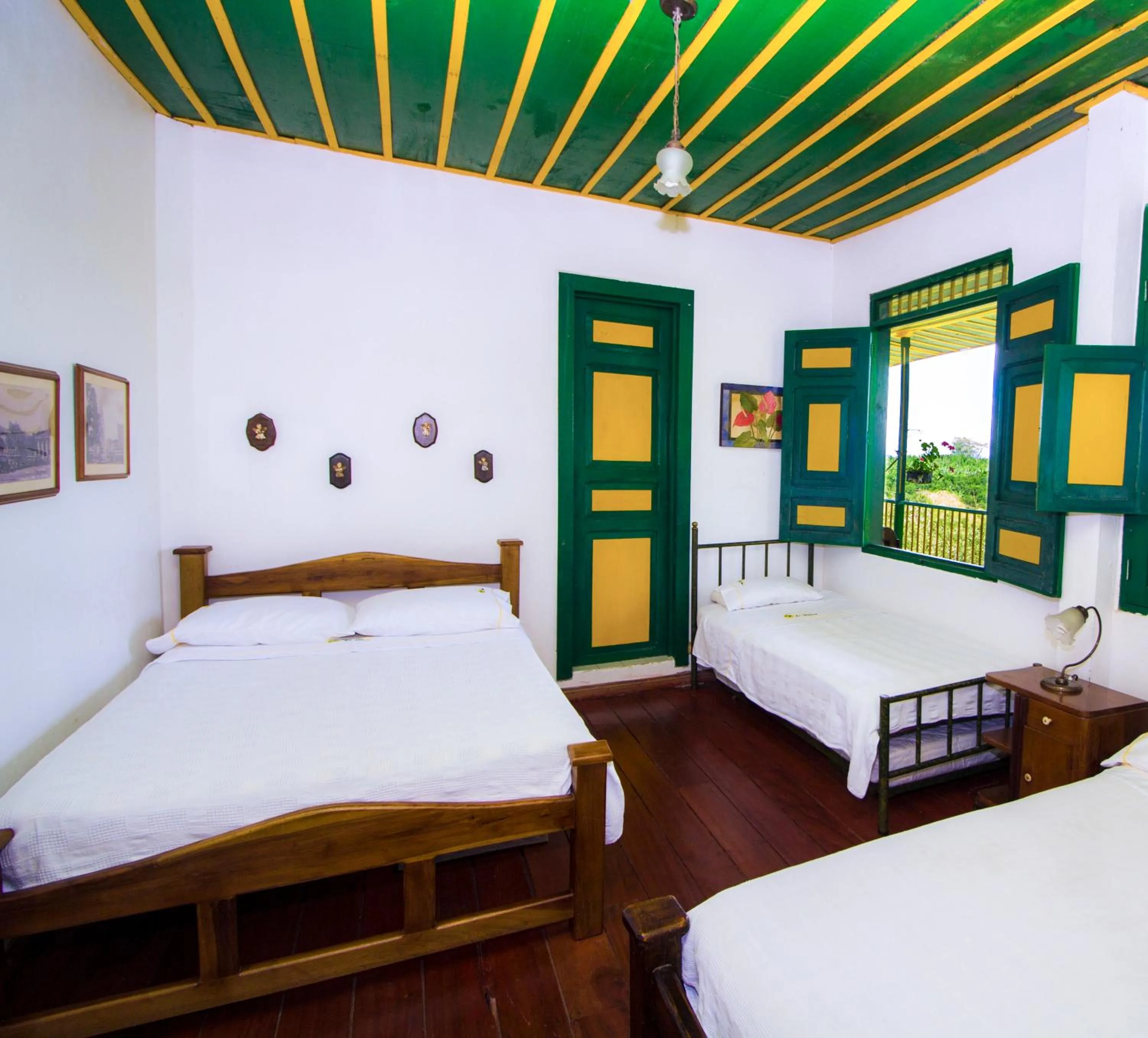 Bed in Finca Hotel el Palmar