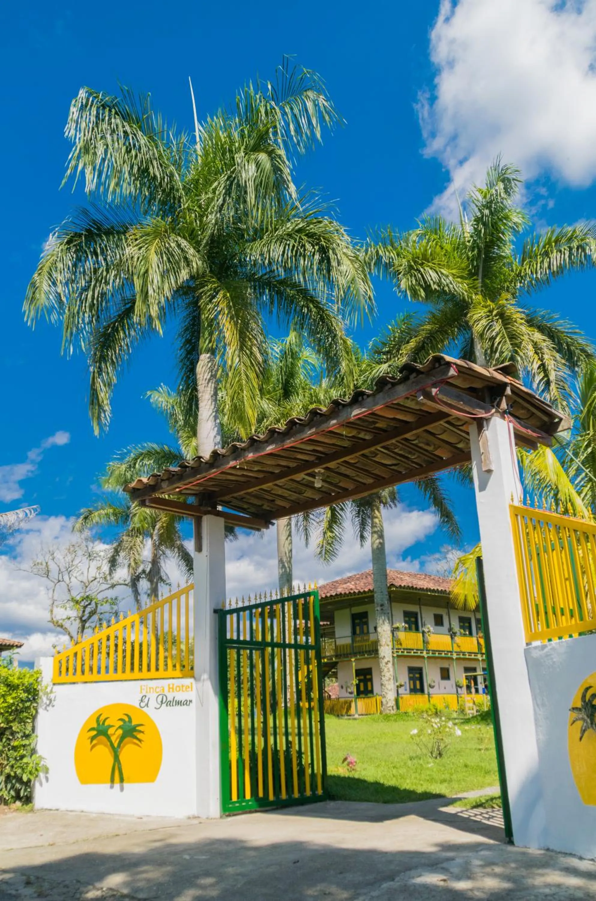 Lobby or reception in Finca Hotel el Palmar