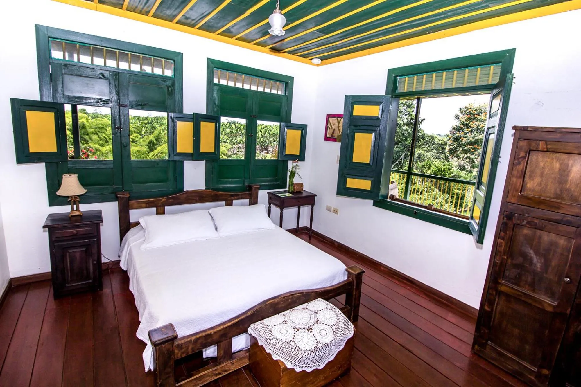 Bed in Finca Hotel el Palmar