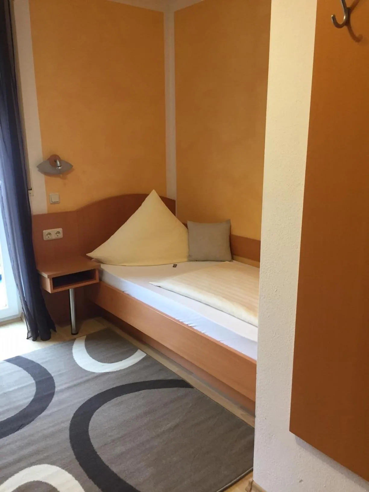 Decorative detail, Bed in Pension Wagner