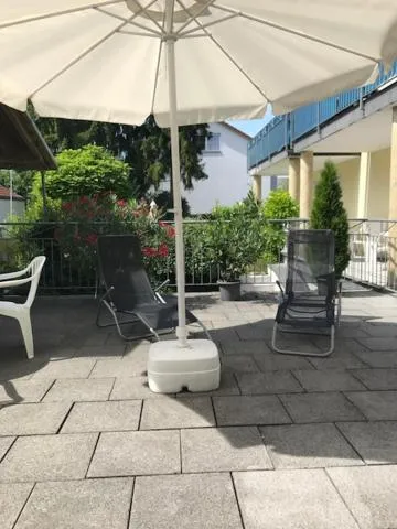 Garden view in Pension Wagner