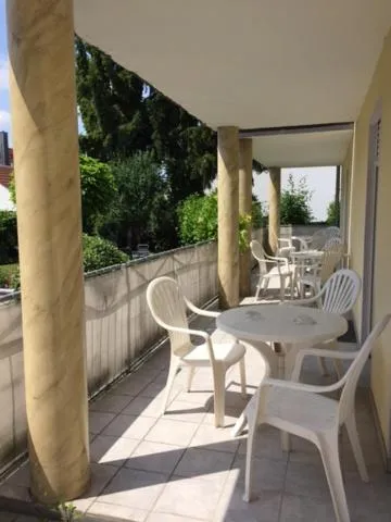 Garden view in Pension Wagner